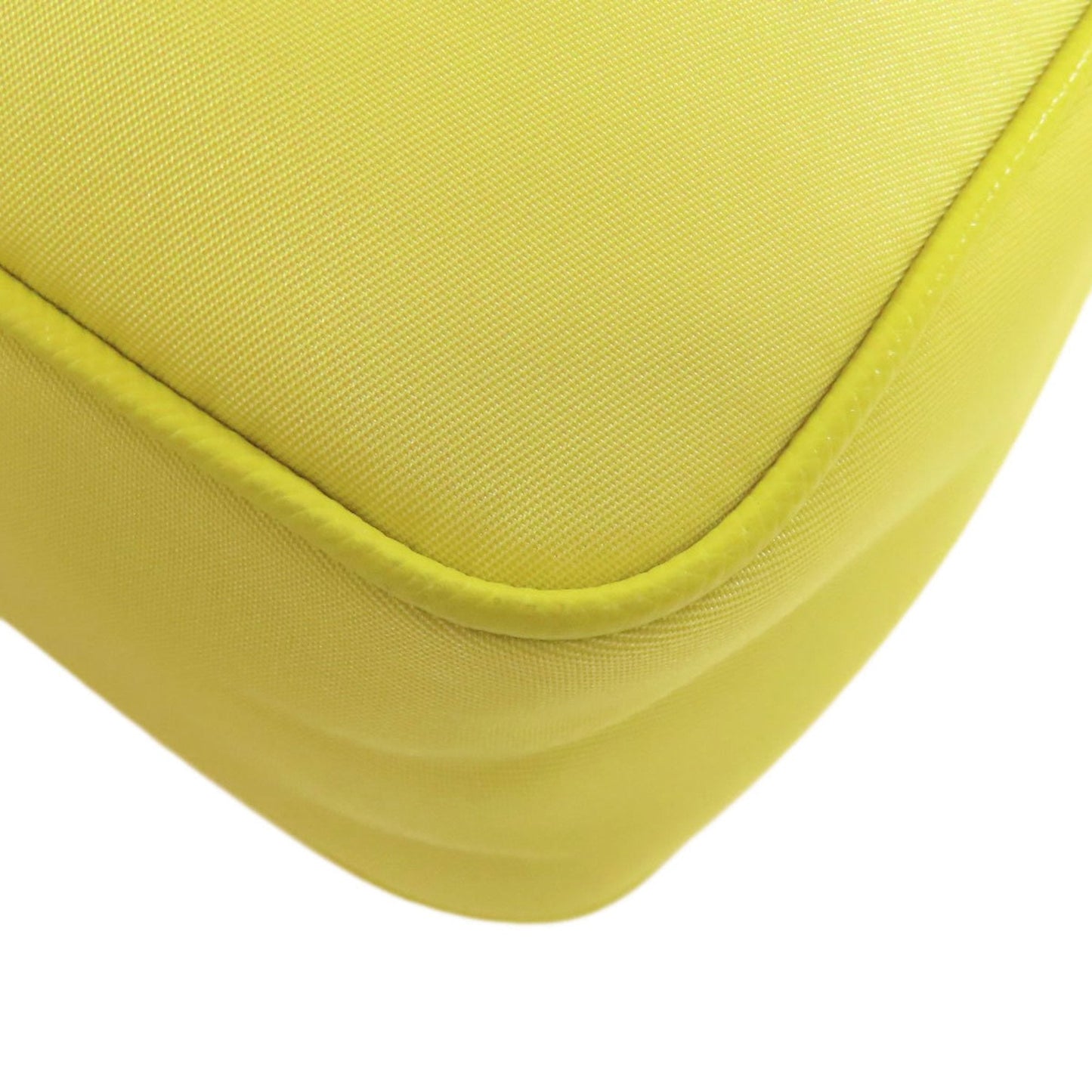 Prada Yellow Nylon Handbag (Pre-Owned)