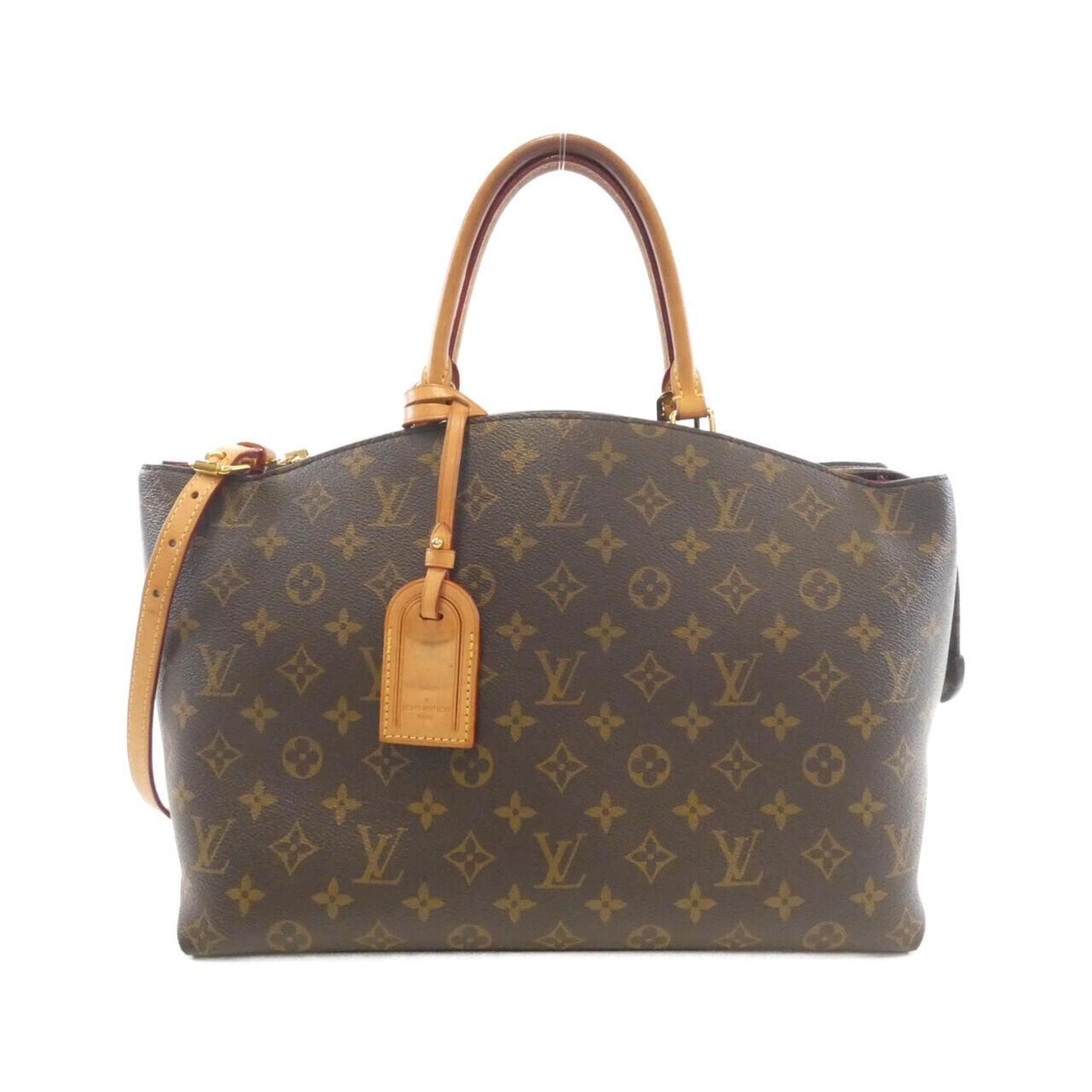 Louis Vuitton Marron Coated Canvas Handbag (Pre-Owned)