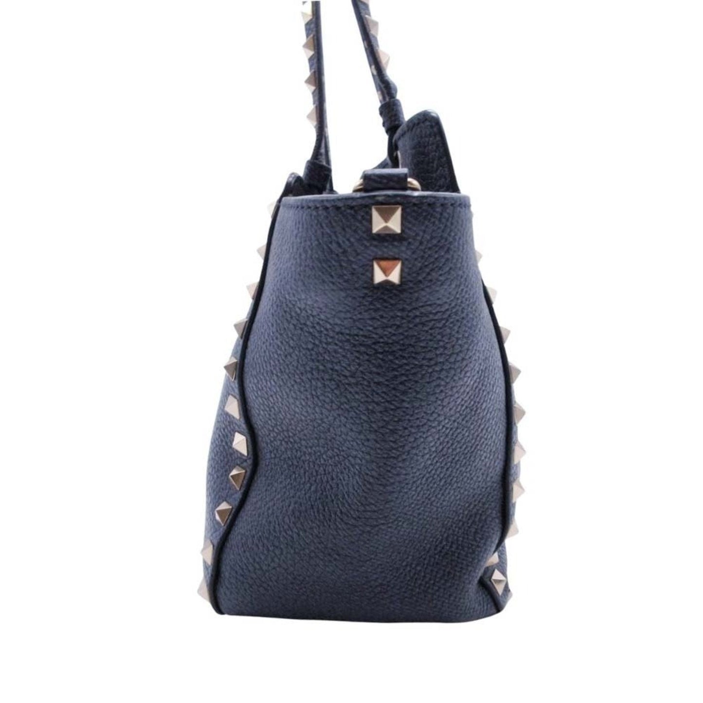 Valentino Garavani Navy Handbag Tote Bag (Pre-Owned)