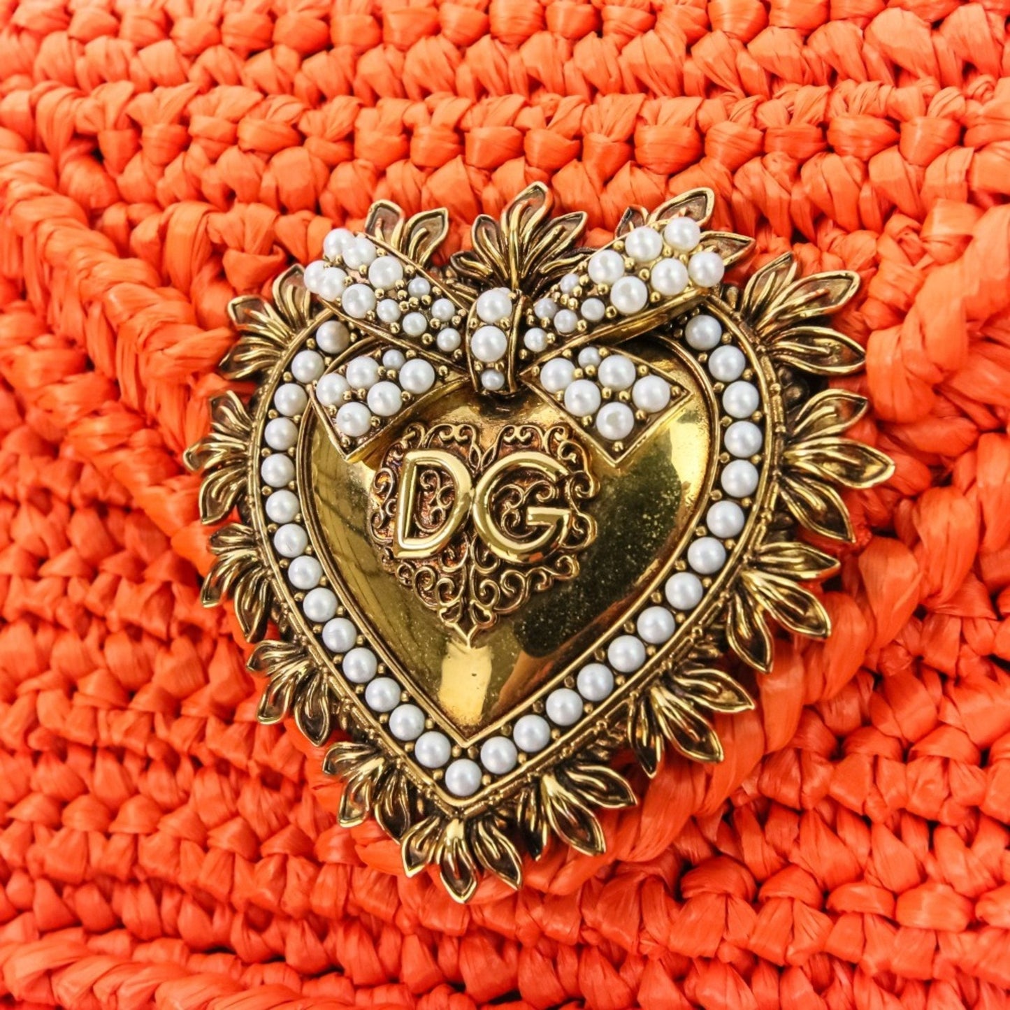 Dolce & Gabbana Orange Shoulder Bag (Pre-Owned)