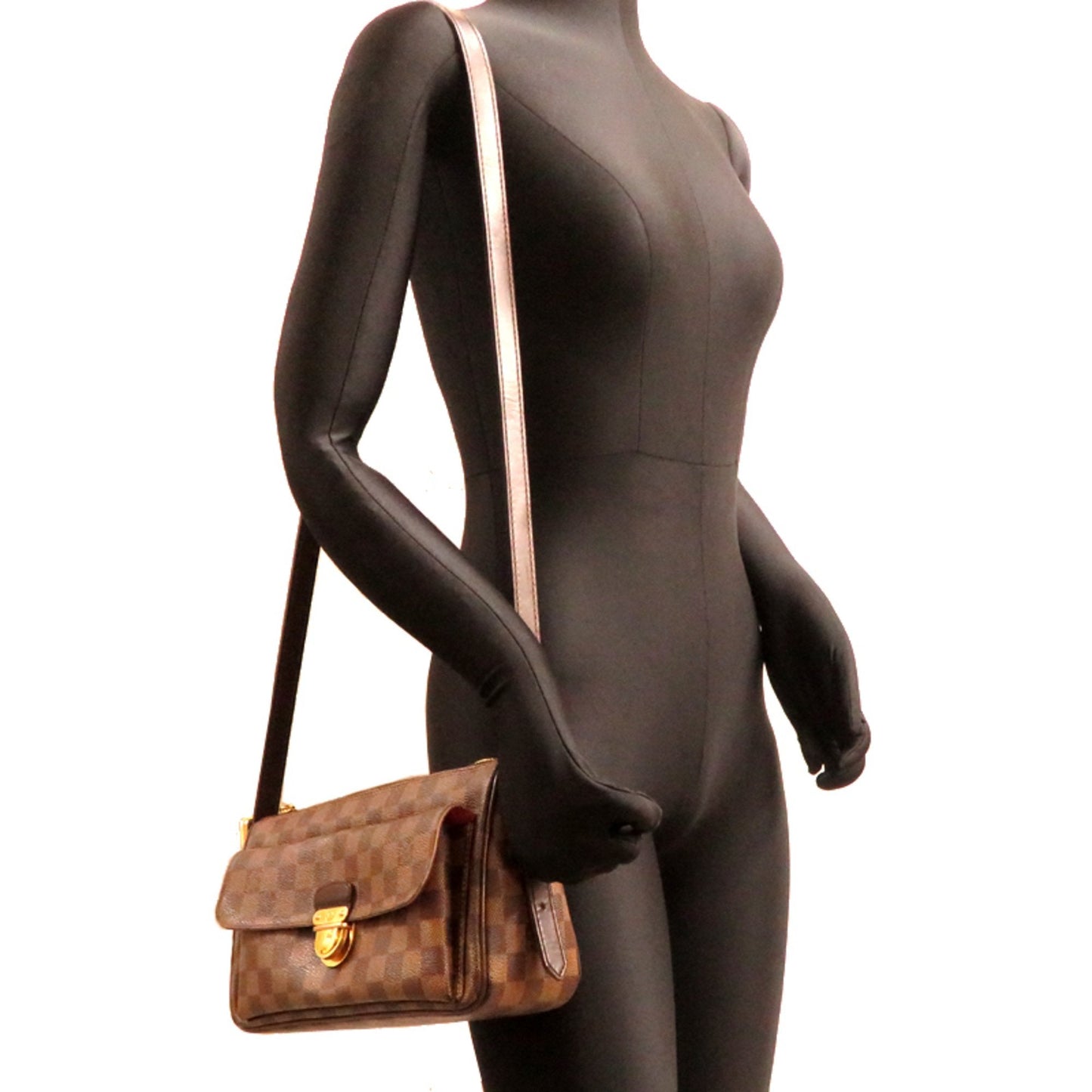 Louis Vuitton Brown Damier Canvas Damier Canvas Shoulder Bag (Pre-Owned)