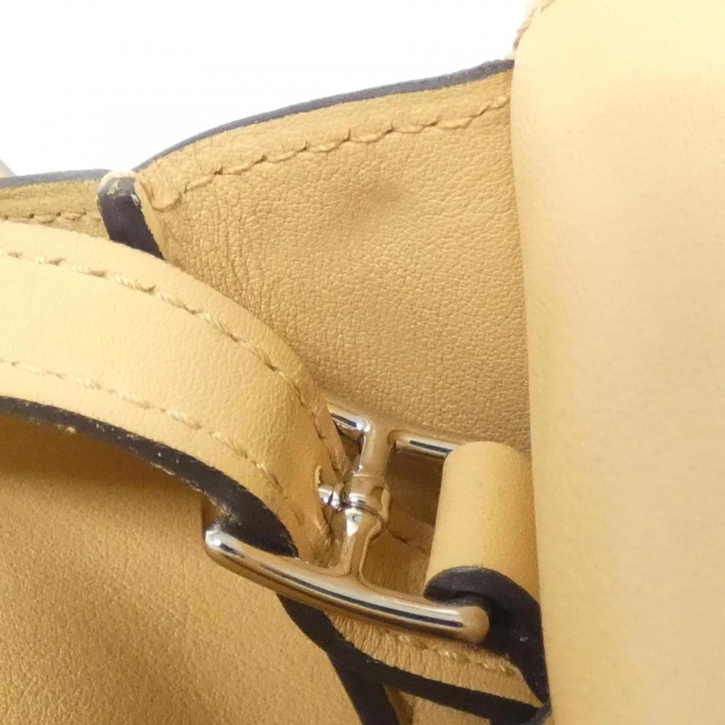Hermes Natural Swift Leather Handbag (Pre-Owned)
