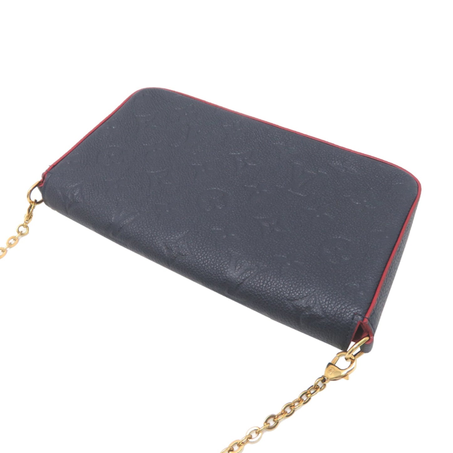Louis Vuitton Marine Rouge Navy Monogram Empreinte Pouch Shoulder Bag (Pre-Owned)