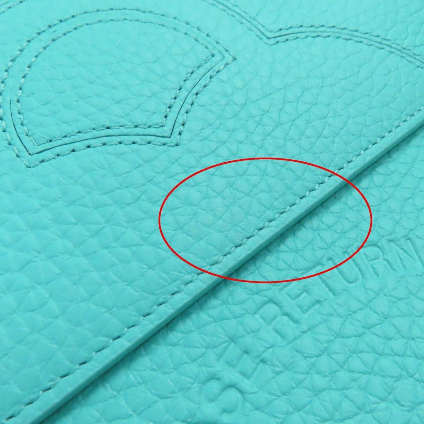 Tiffany Tiffany Blue Leather Pouch (Pre-Owned)