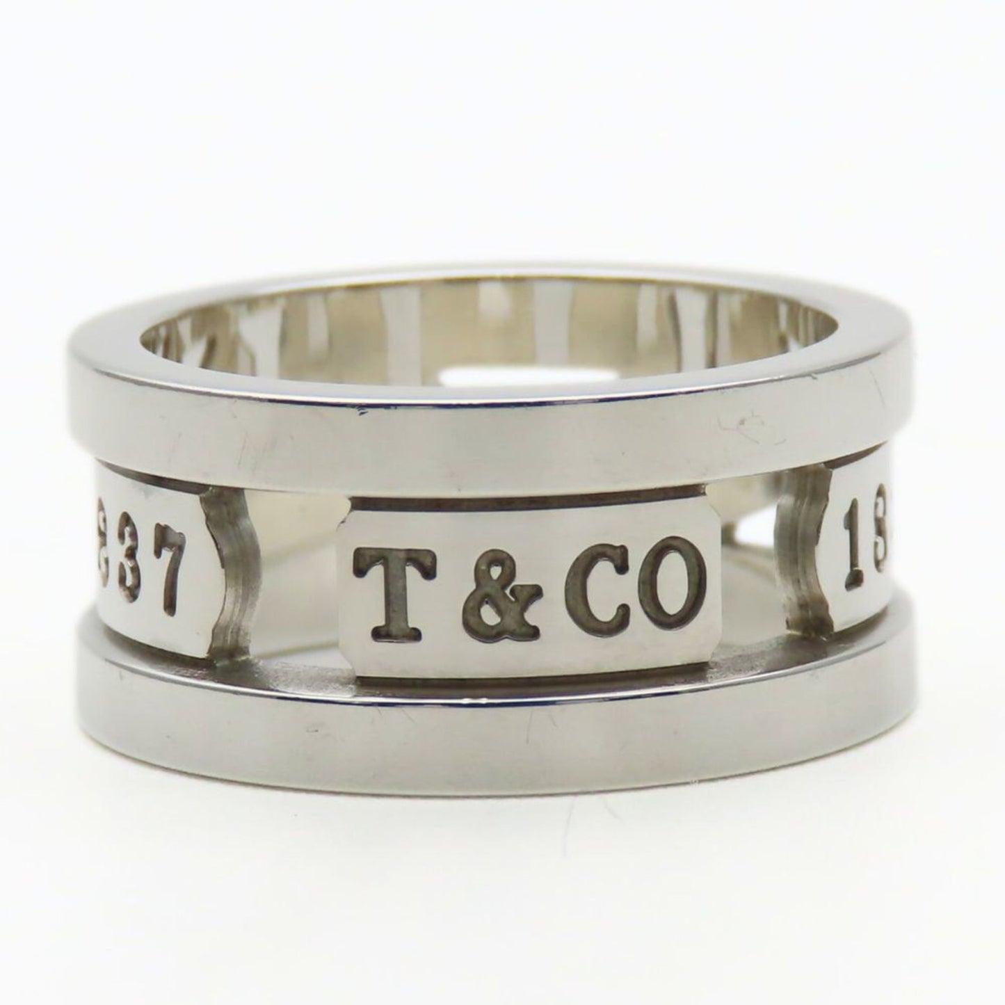 Tiffany Silver Silver 925 Band Ring (Pre-Owned)