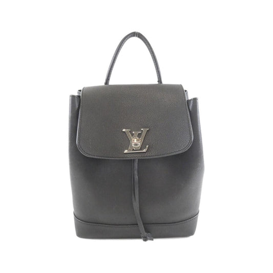 Louis Vuitton Black Leather Backpack (Pre-Owned)