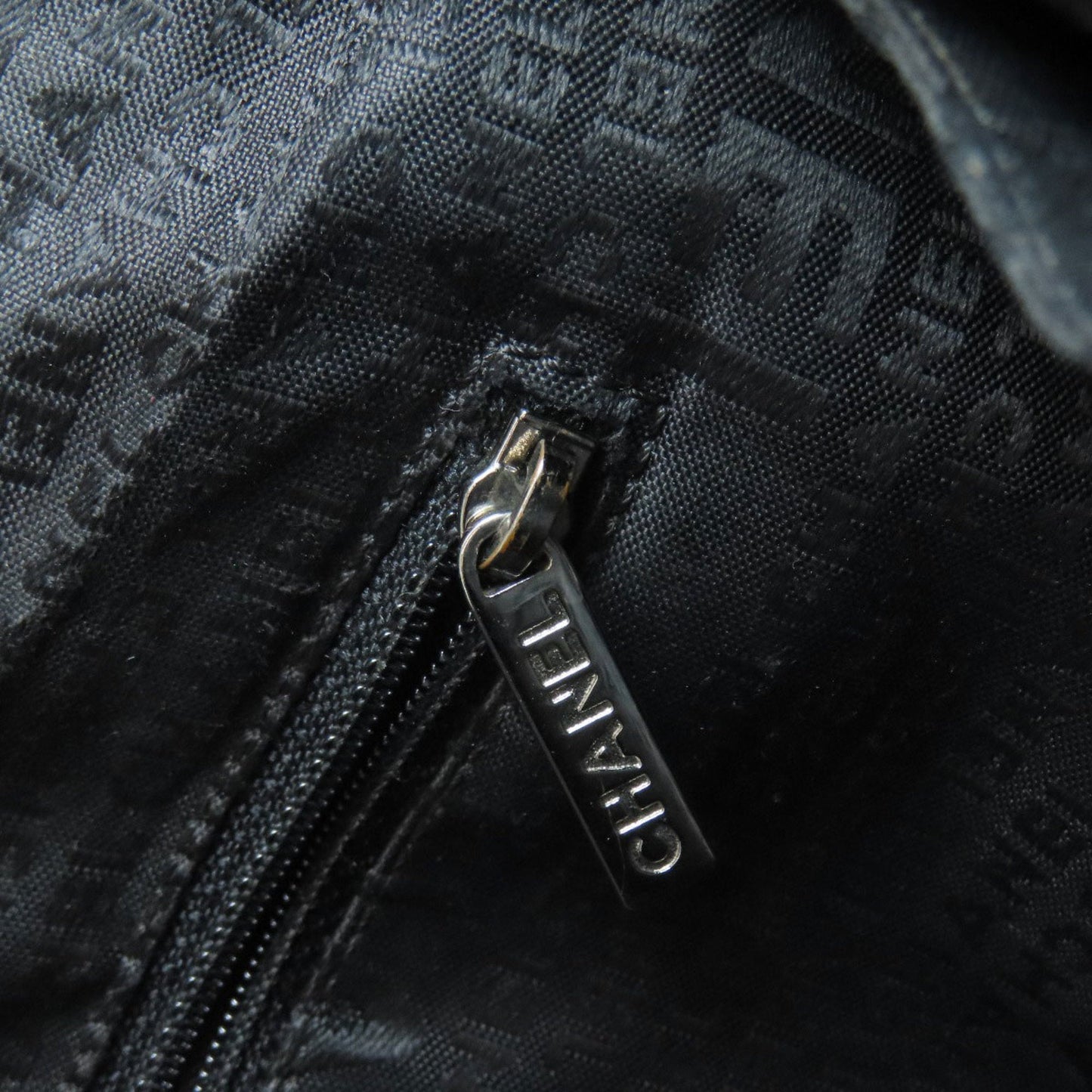 Chanel Black Leather Boston Bag (Pre-Owned)