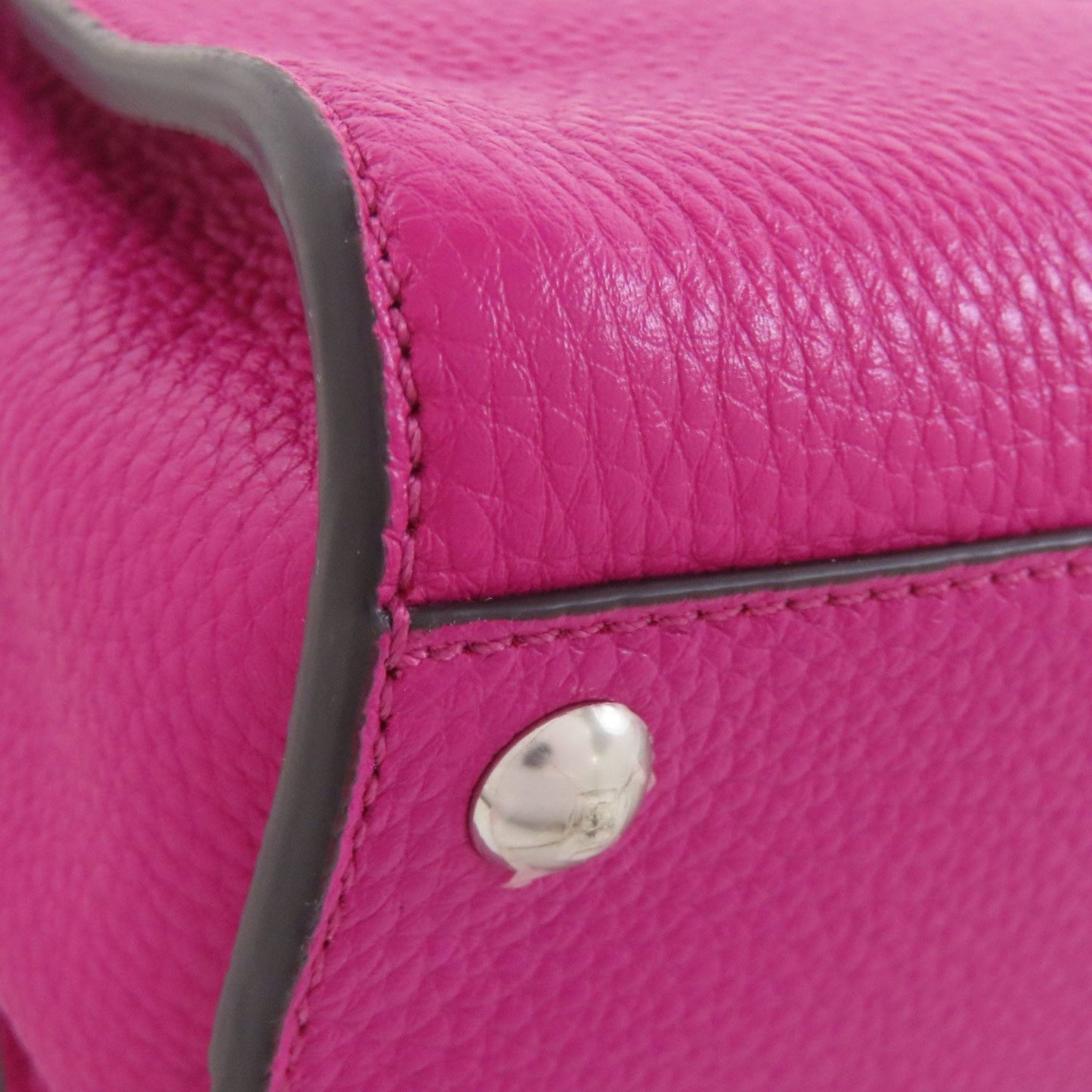 Fendi Pink Leather Handbag (Pre-Owned)