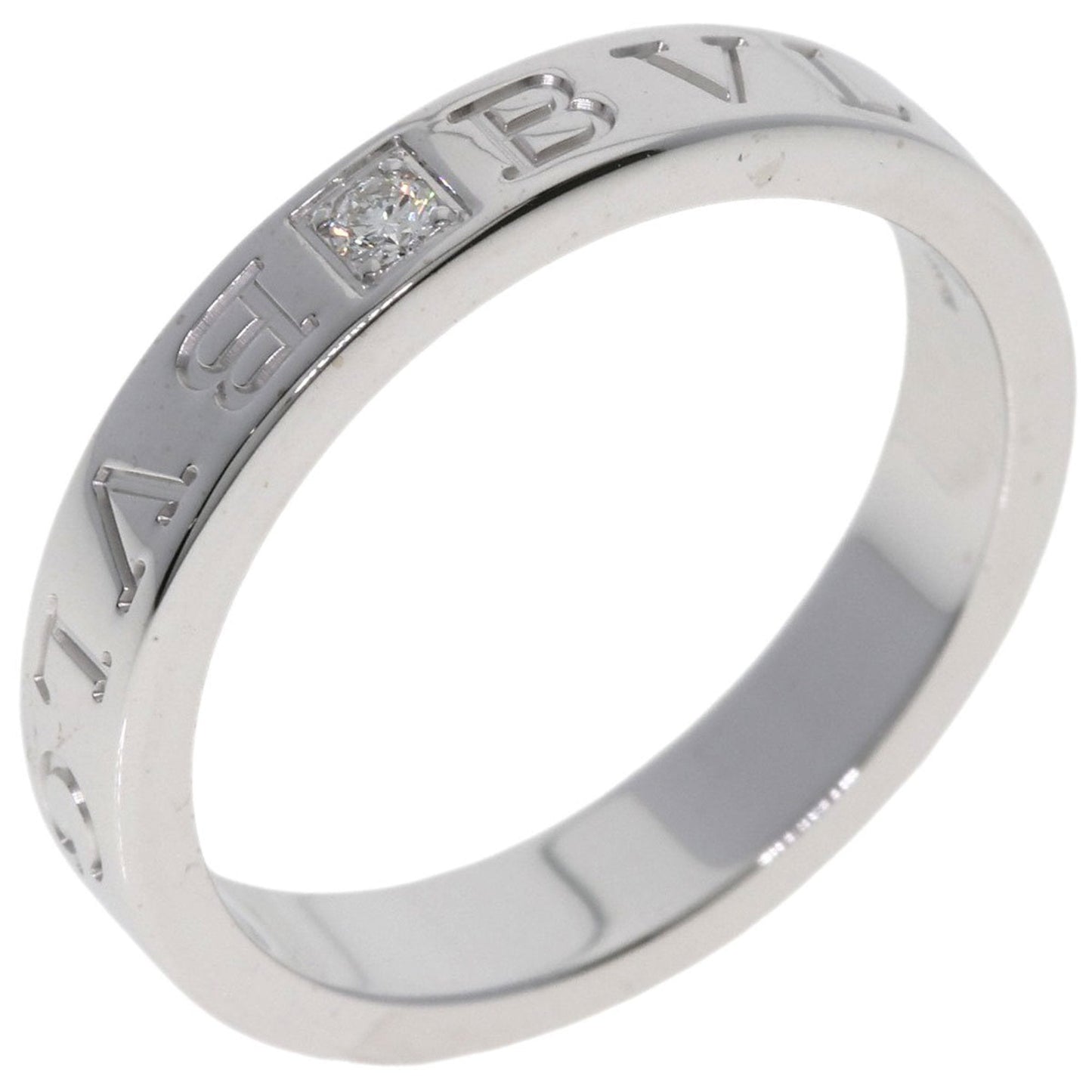 Bvlgari White Gold White Gold (18K) Band Ring (Pre-Owned)