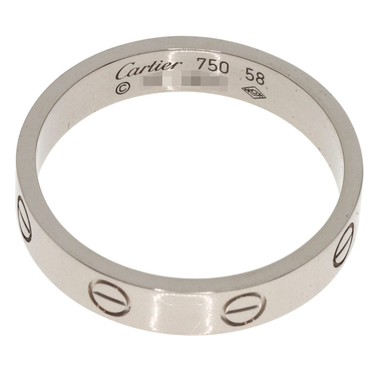 Cartier Love White Gold White Gold (18K) Band Ring (Pre-Owned)