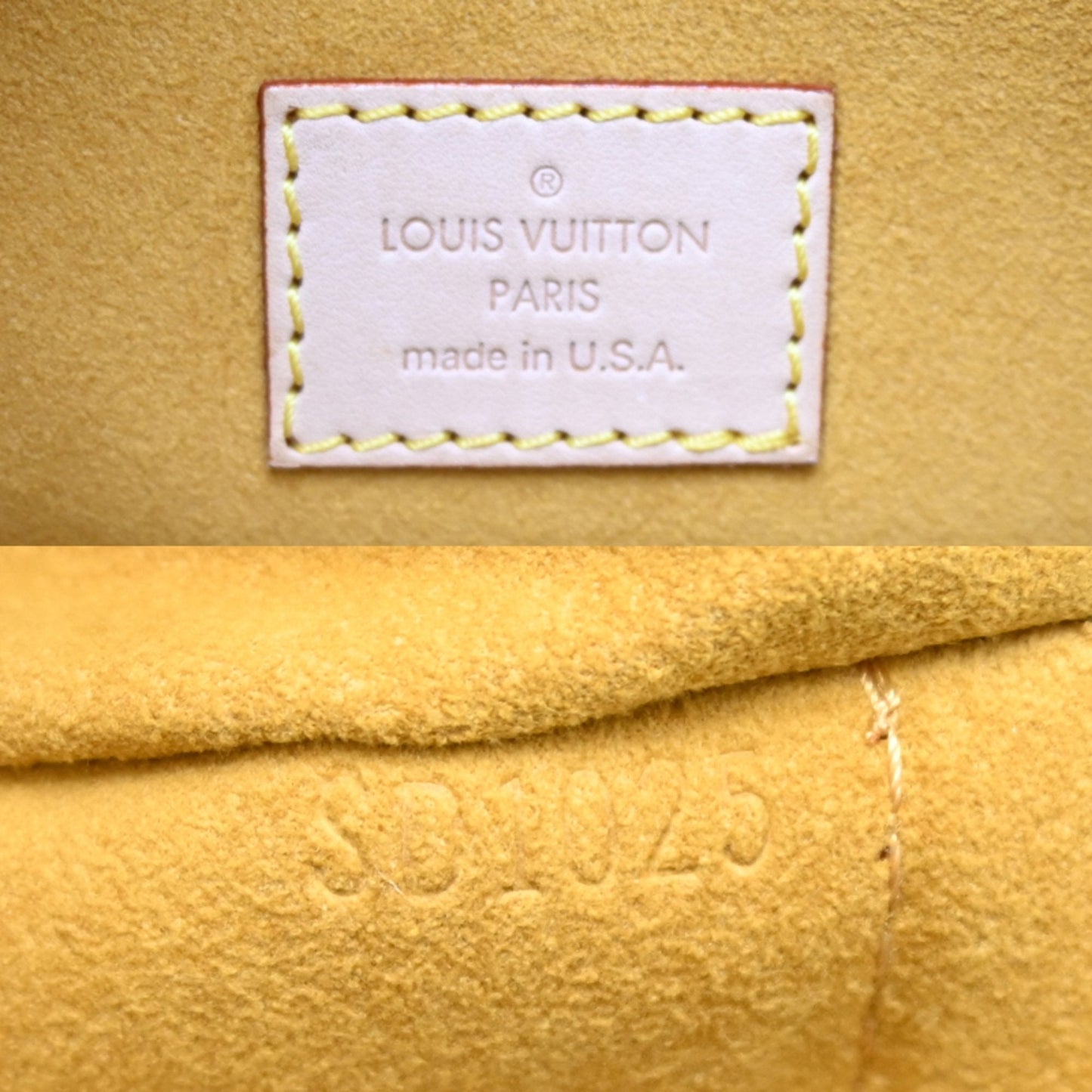 Louis Vuitton Blue Monogram Denim Handbag (Pre-Owned)