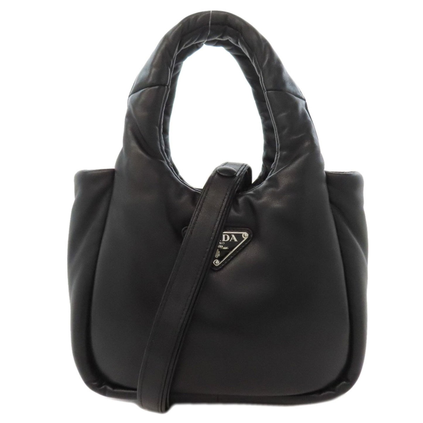 Prada Black Nappa Leather Handbag (Pre-Owned)