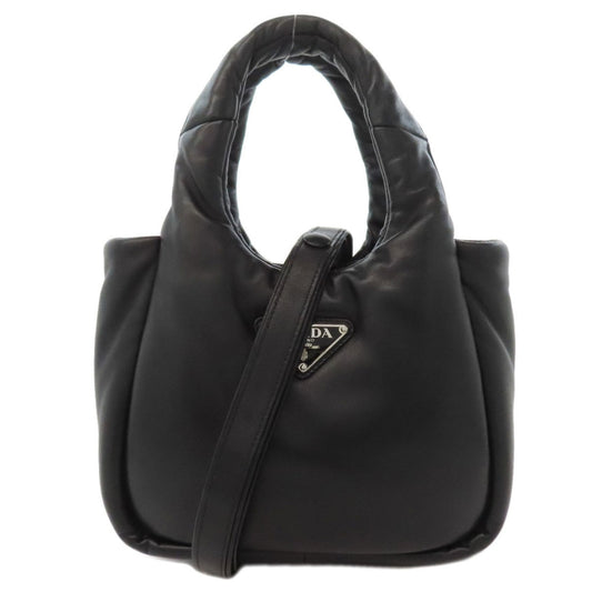 Prada Black Nappa Leather Handbag (Pre-Owned)