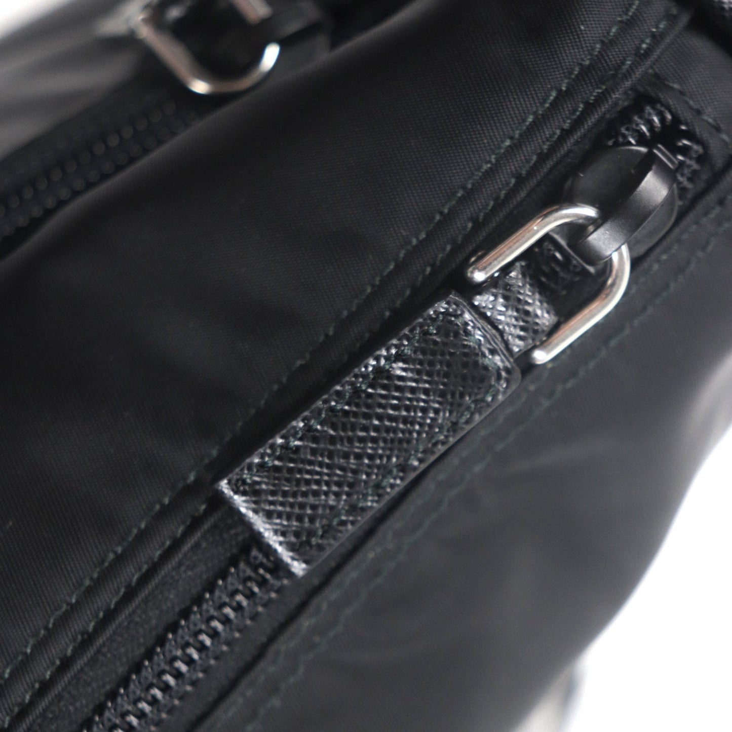 Prada Black Nylon Saffiano Shoulder Bag (Pre-Owned)