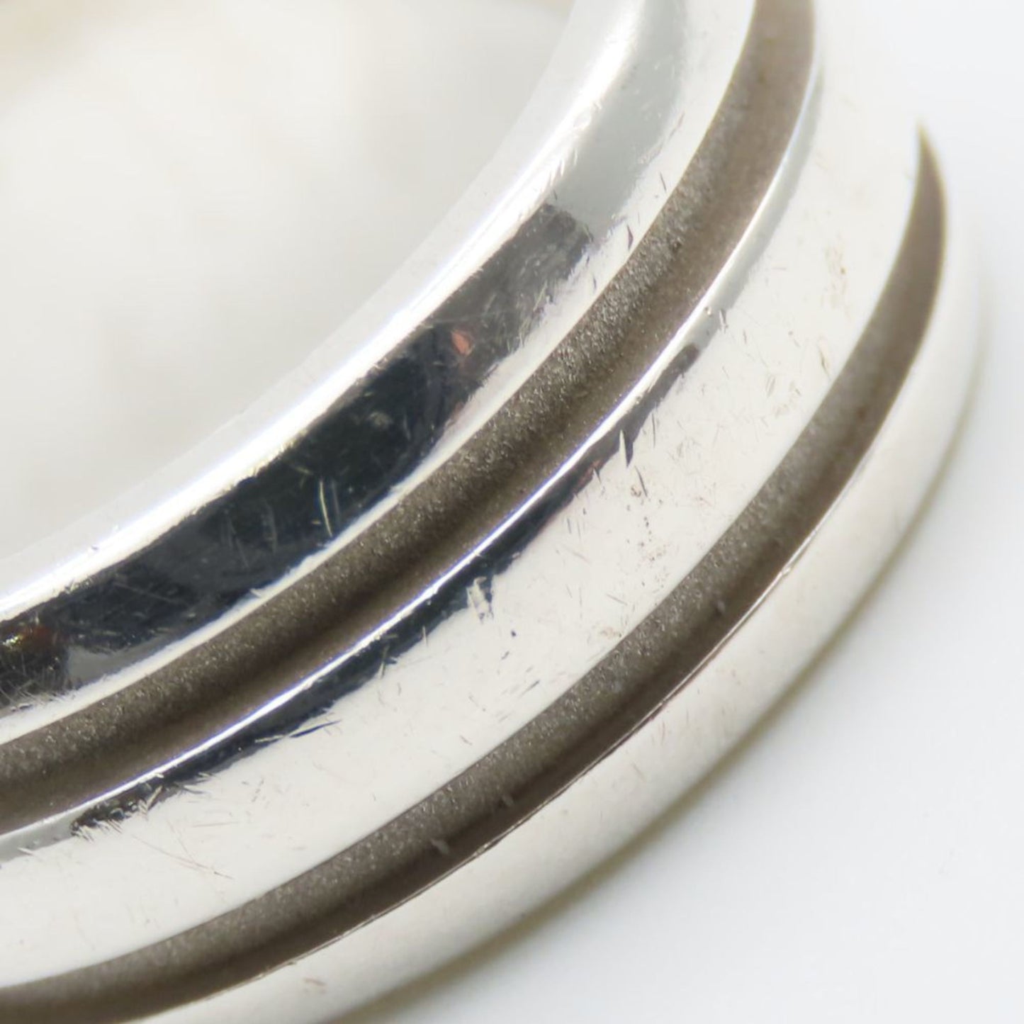 Tiffany Silver Silver 925 Band Ring (Pre-Owned)
