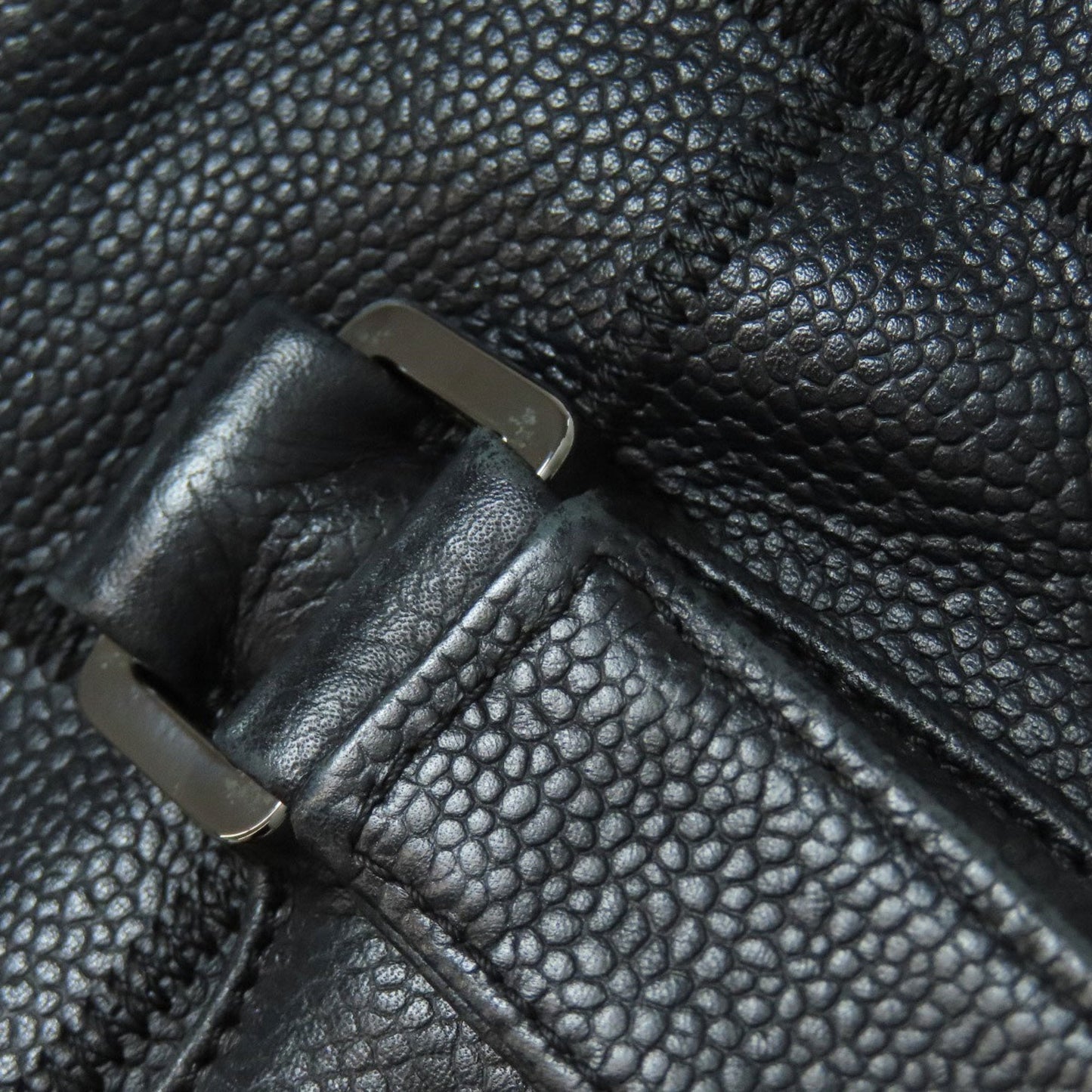 Chanel Black Leather Boston Bag (Pre-Owned)
