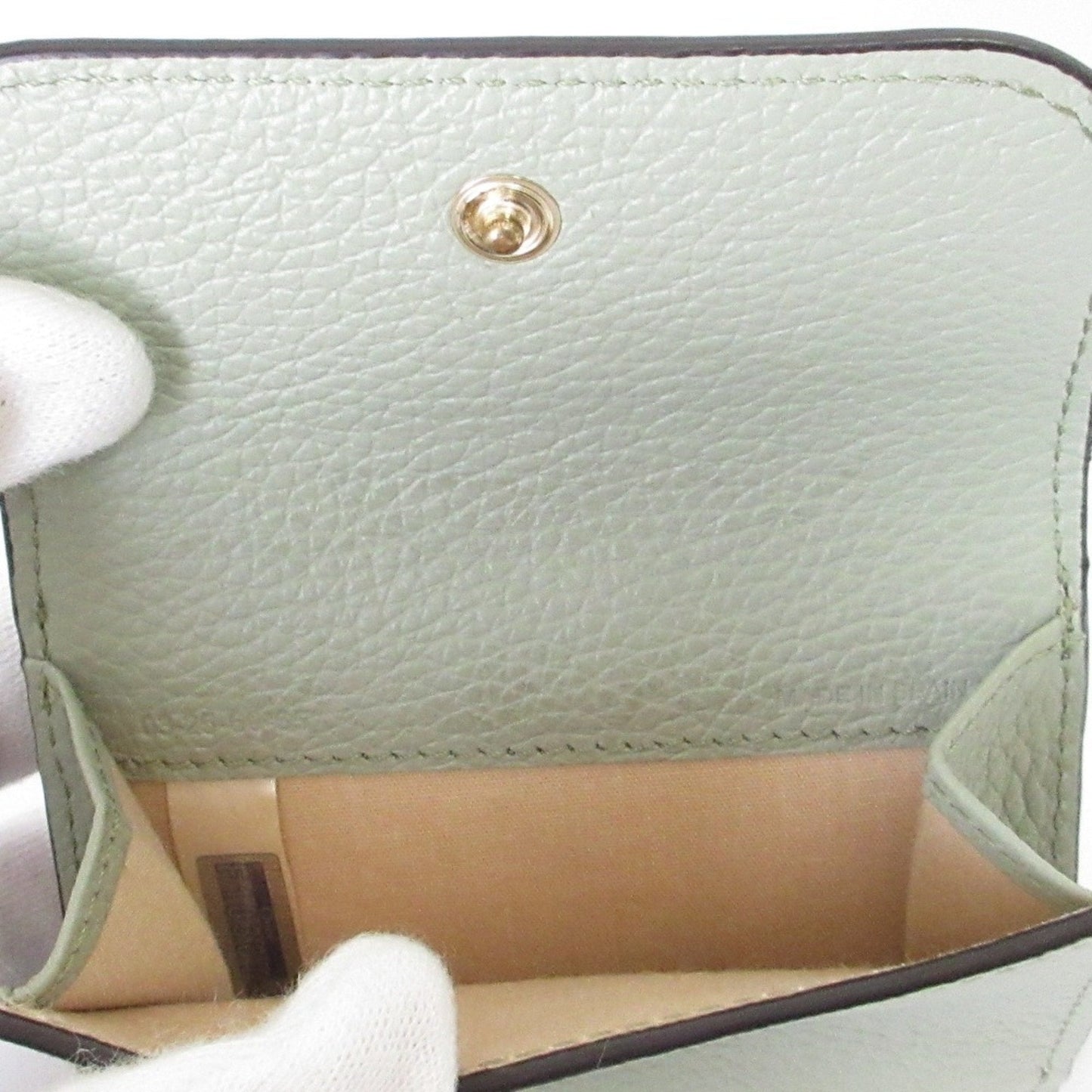 Chlo�� Green Coin Purse/Coin Case (Pre-Owned)