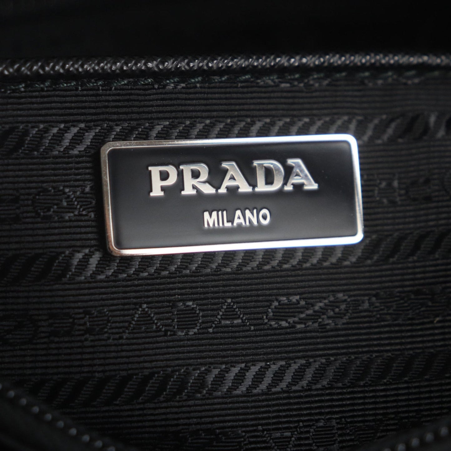 Prada Black Nylon Saffiano Shoulder Bag (Pre-Owned)