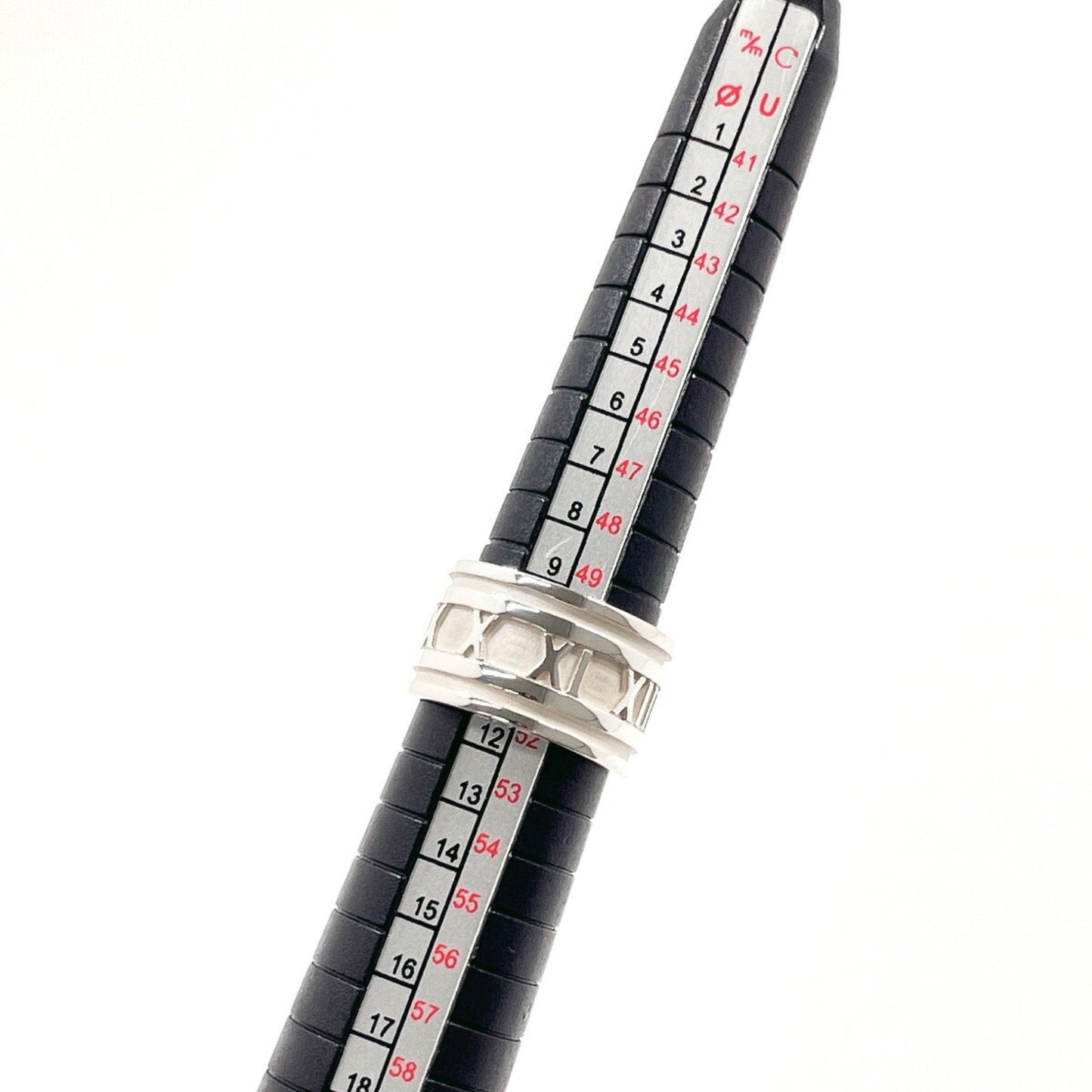 Tiffany Atlas Silver Silver 925 Band Ring (Pre-Owned)