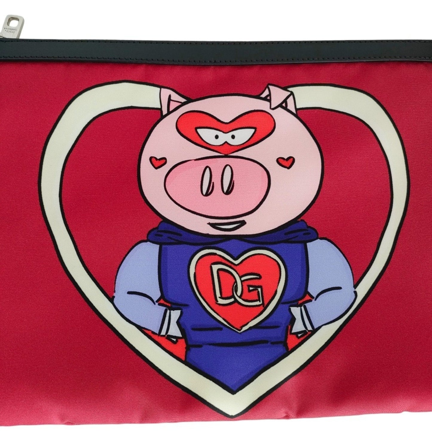 Dolce & Gabbana Red Color Clutch Bag (Pre-Owned)