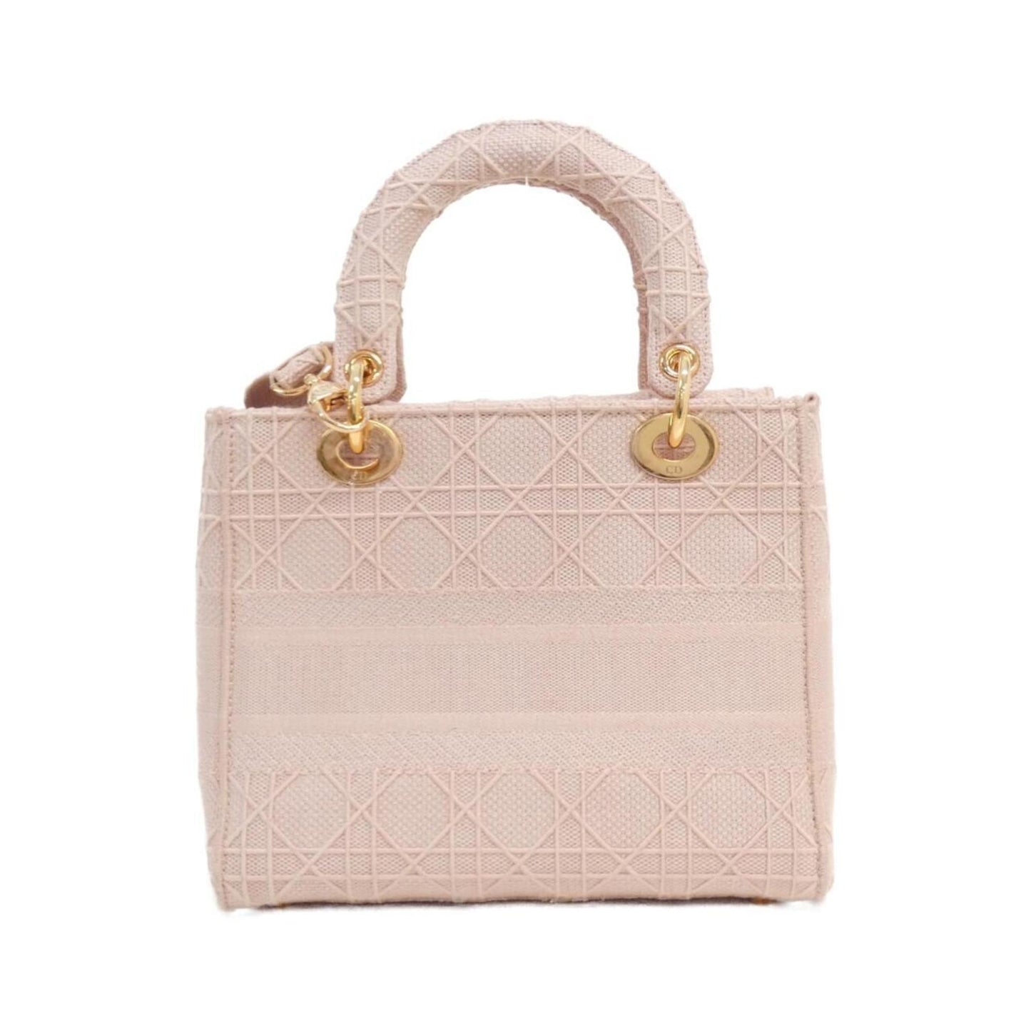 Christian Dior Pink Canvas Handbag (Pre-Owned)