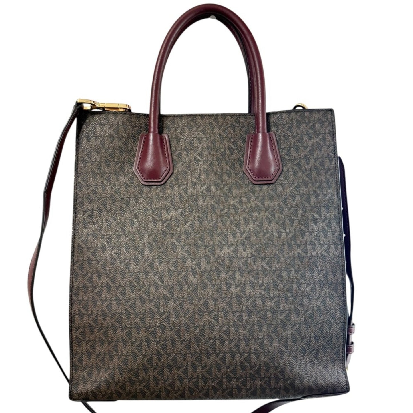Michael Kors Bordeaux Brown Shoulder Bag Tote Bag (Pre-Owned)