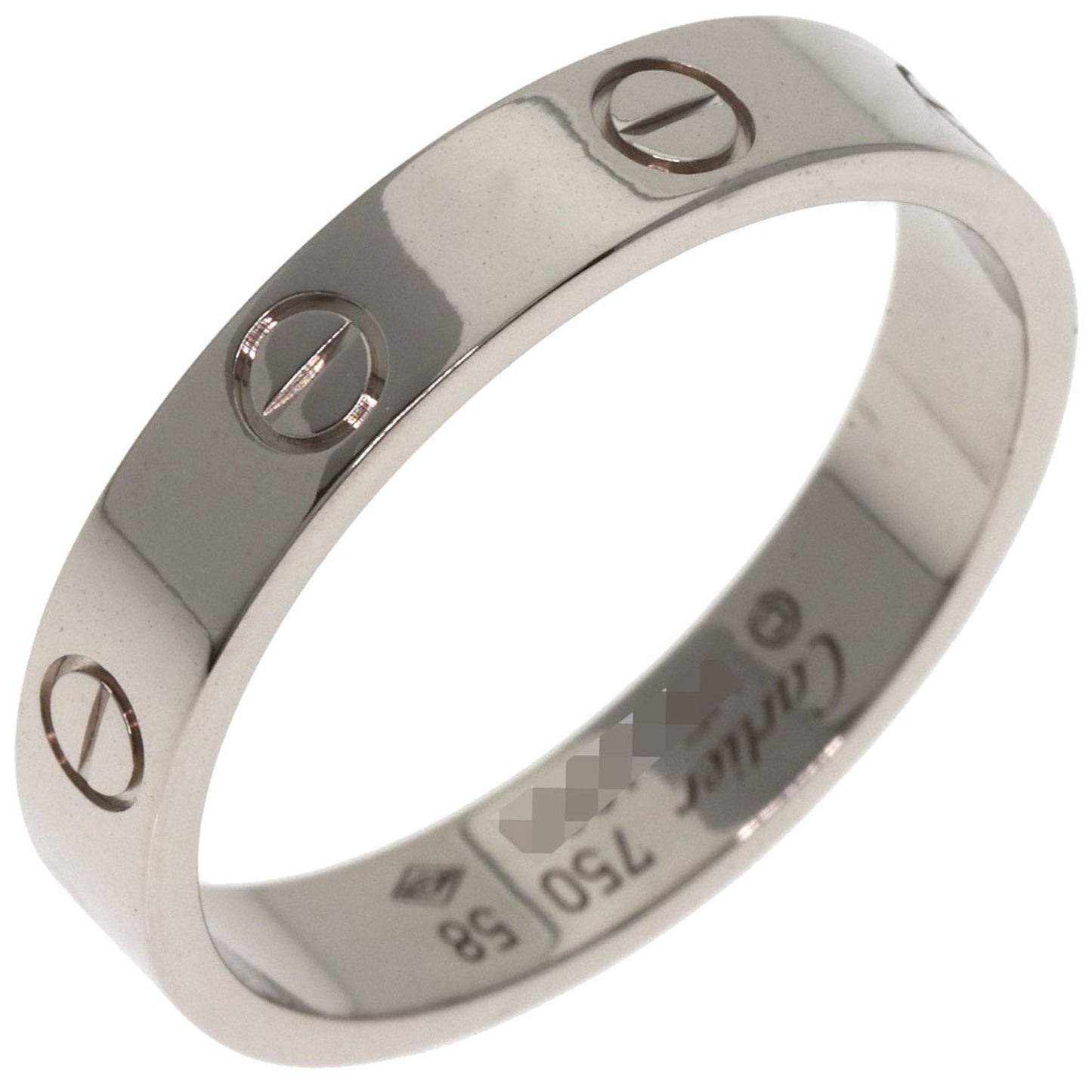 Cartier Love White Gold White Gold (18K) Band Ring (Pre-Owned)