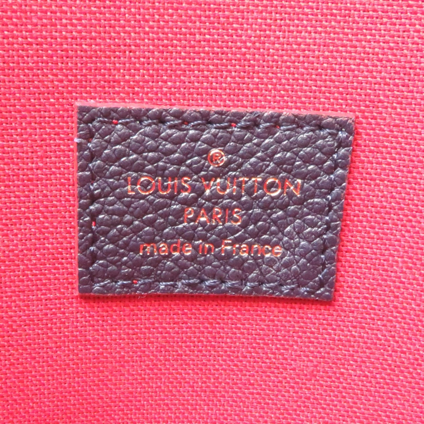 Louis Vuitton Marine Rouge Navy Monogram Empreinte Pouch Shoulder Bag (Pre-Owned)