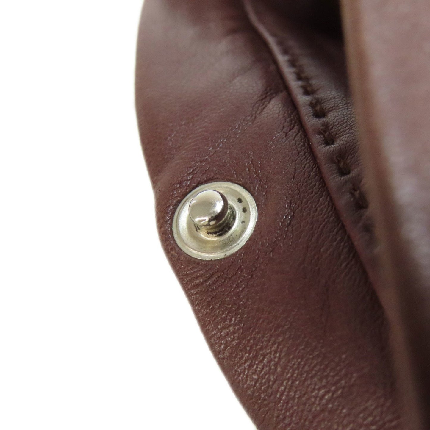 Hermes Toudou Brown Leather Shoulder Bag (Pre-Owned)