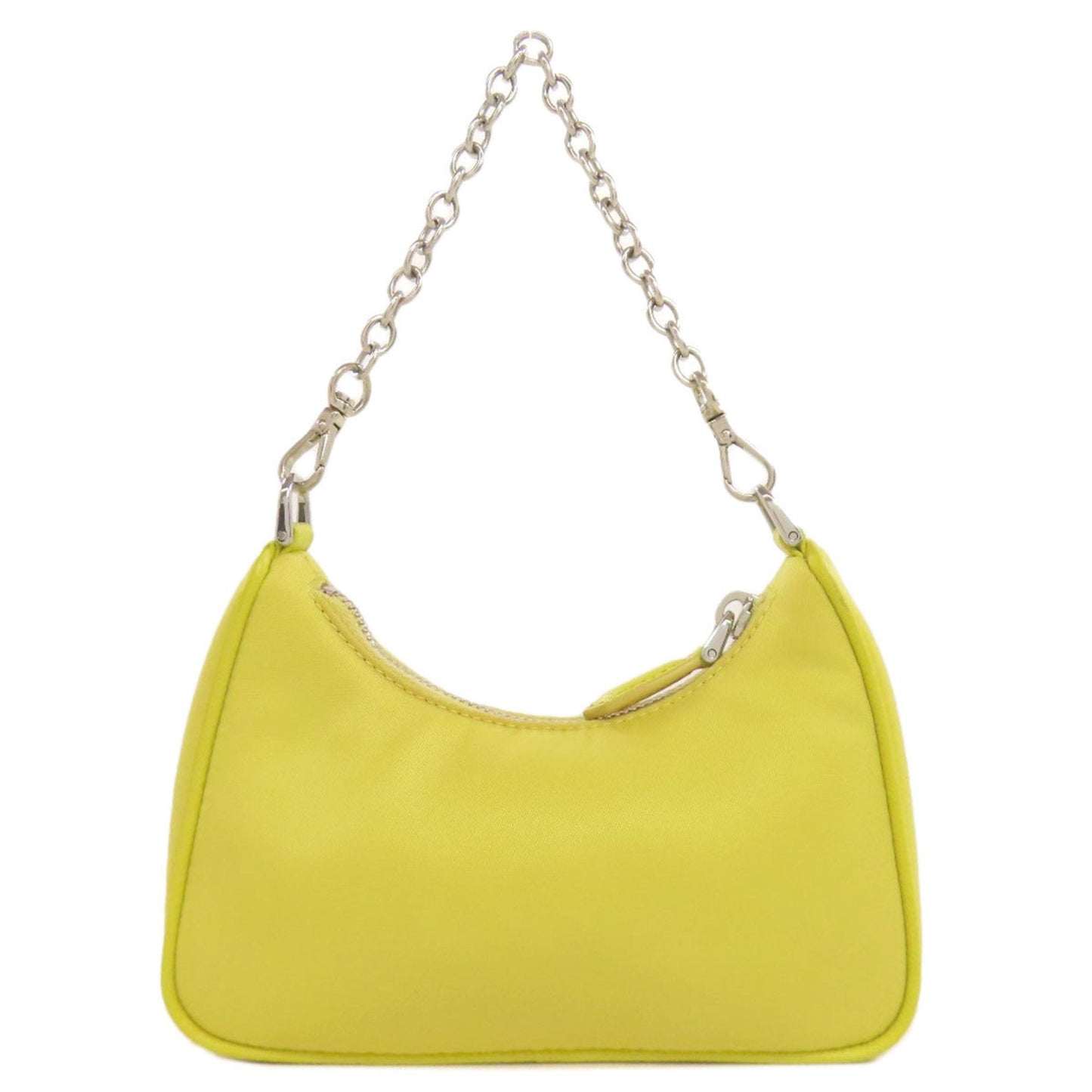 Prada Yellow Nylon Handbag (Pre-Owned)