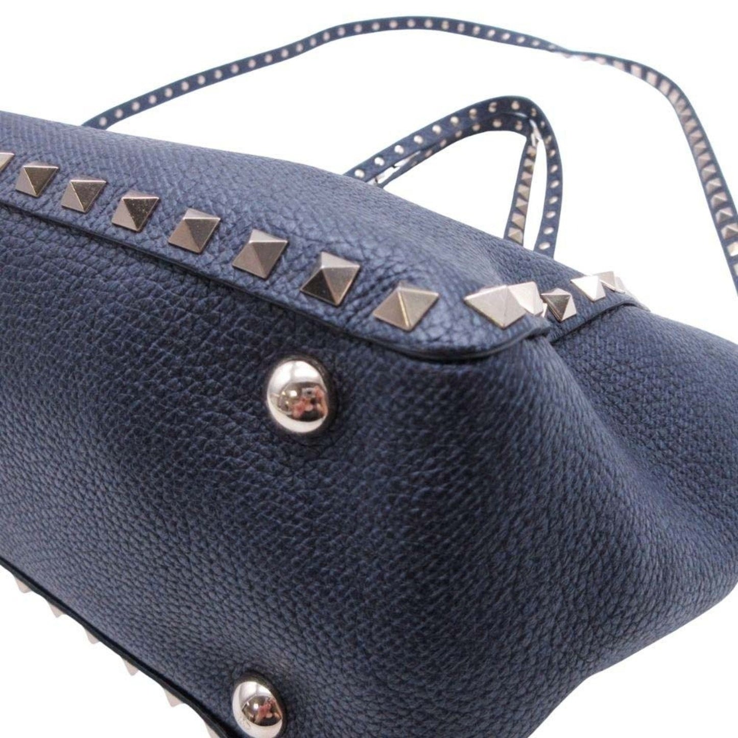 Valentino Garavani Navy Handbag Tote Bag (Pre-Owned)