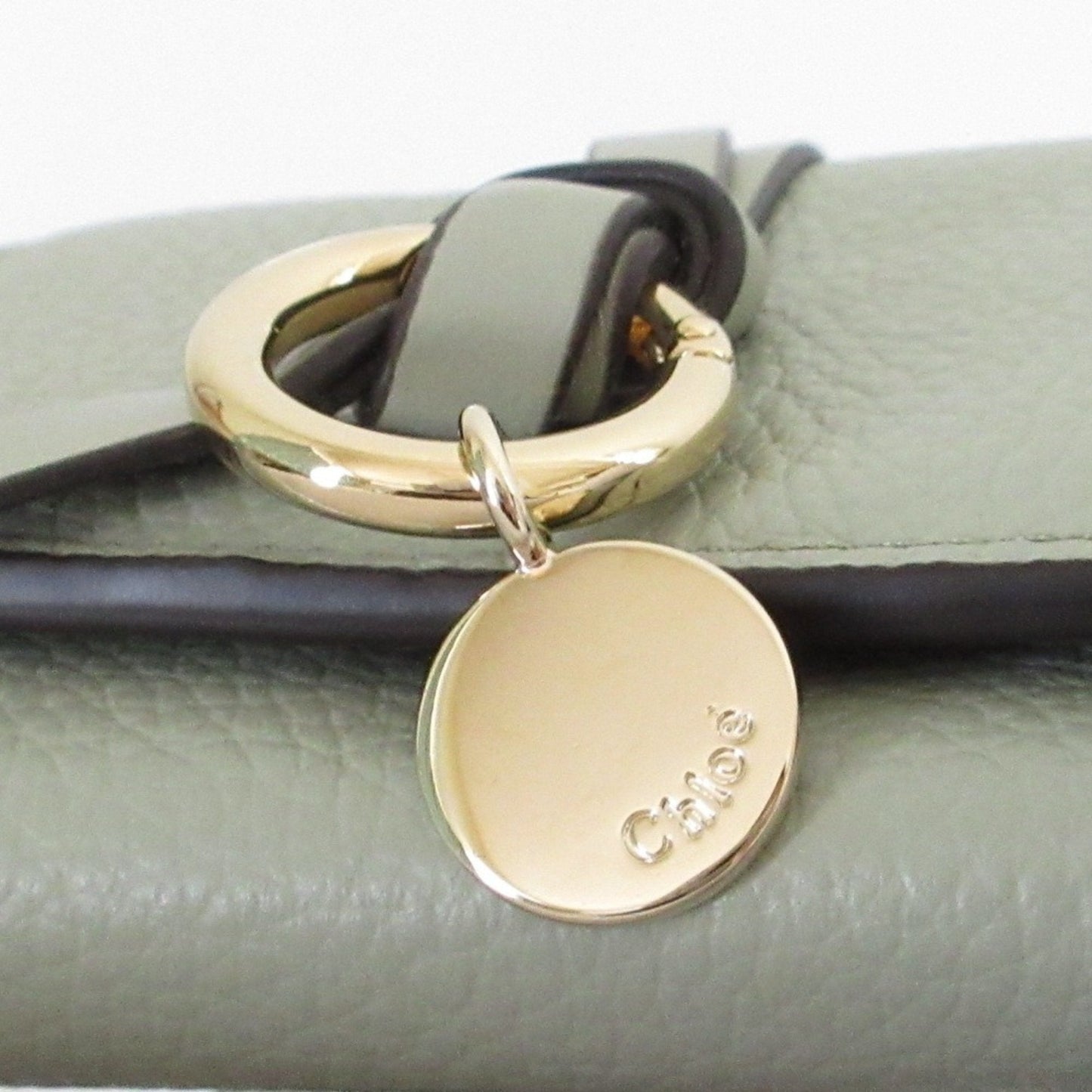 Chlo�� Green Coin Purse/Coin Case (Pre-Owned)