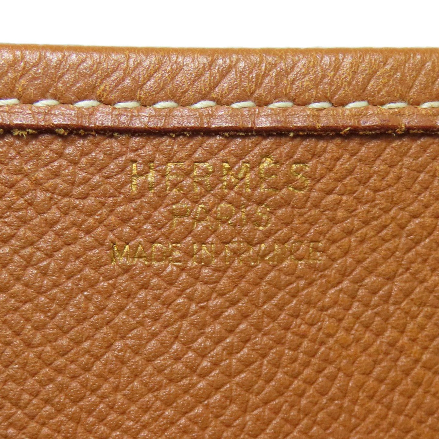 Hermes Gold Epsom Leather Shoulder Bag (Pre-Owned)