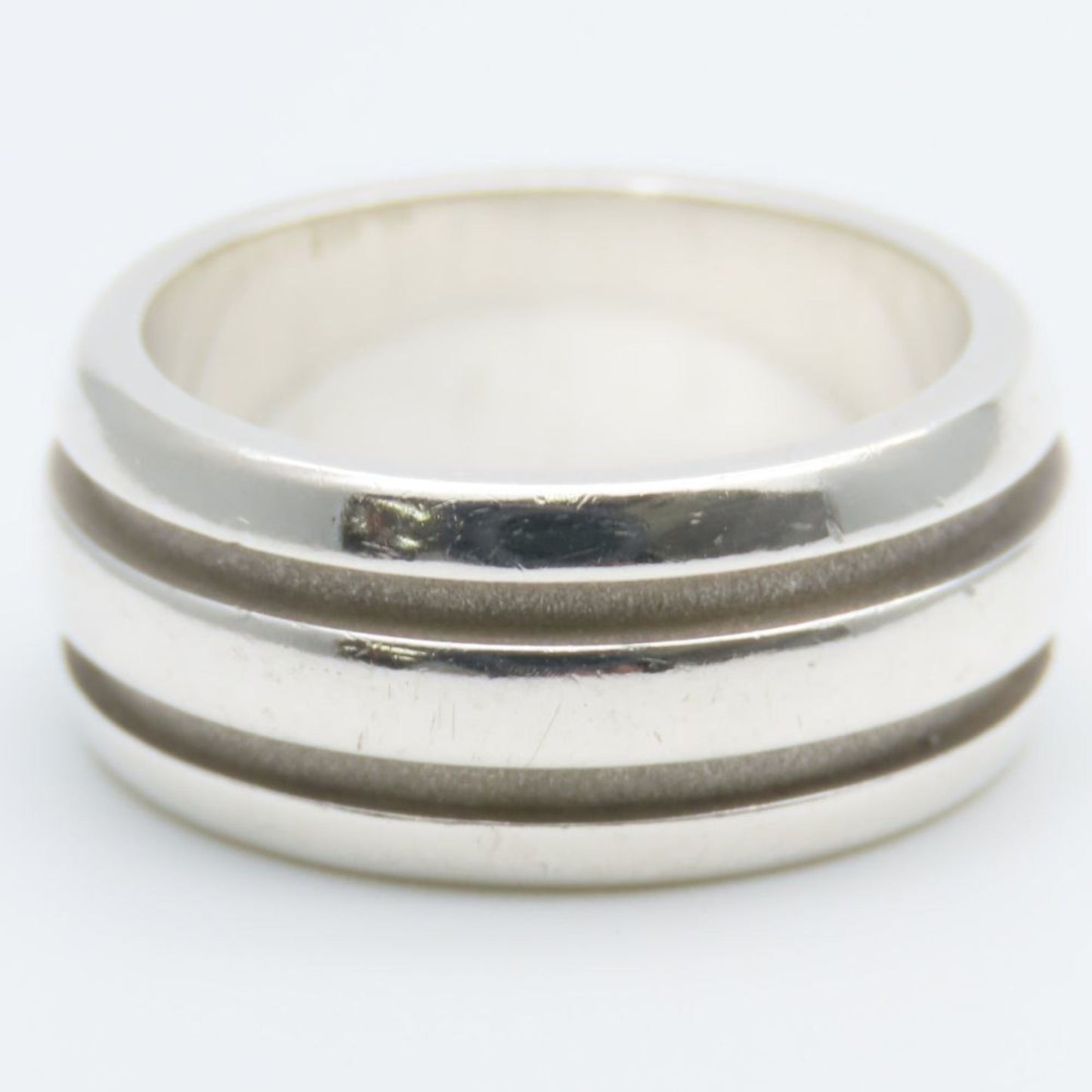 Tiffany Silver Silver 925 Band Ring (Pre-Owned)