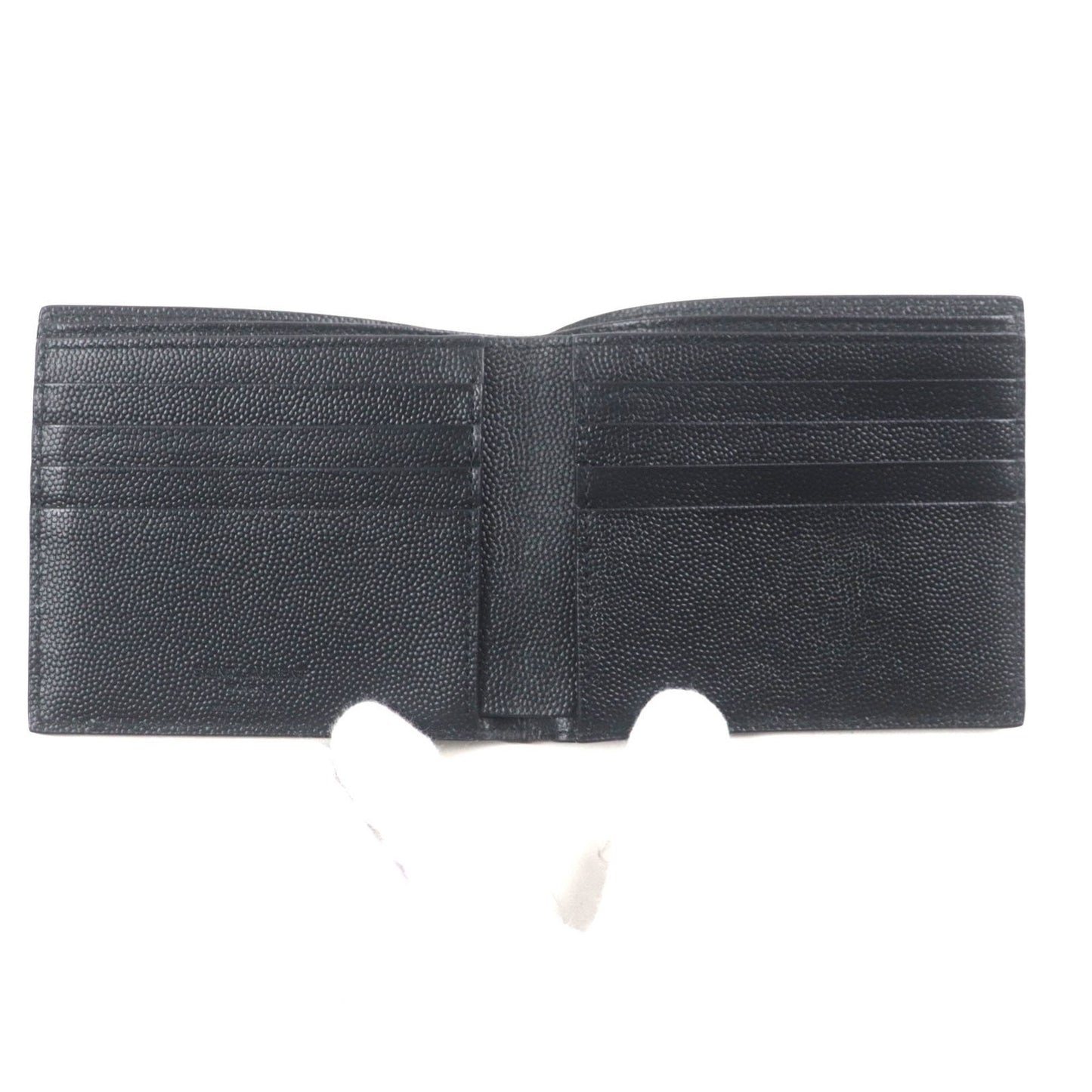 Saint Laurent Black Leather Bill Wallet (Bi-Fold) (Pre-Owned)
