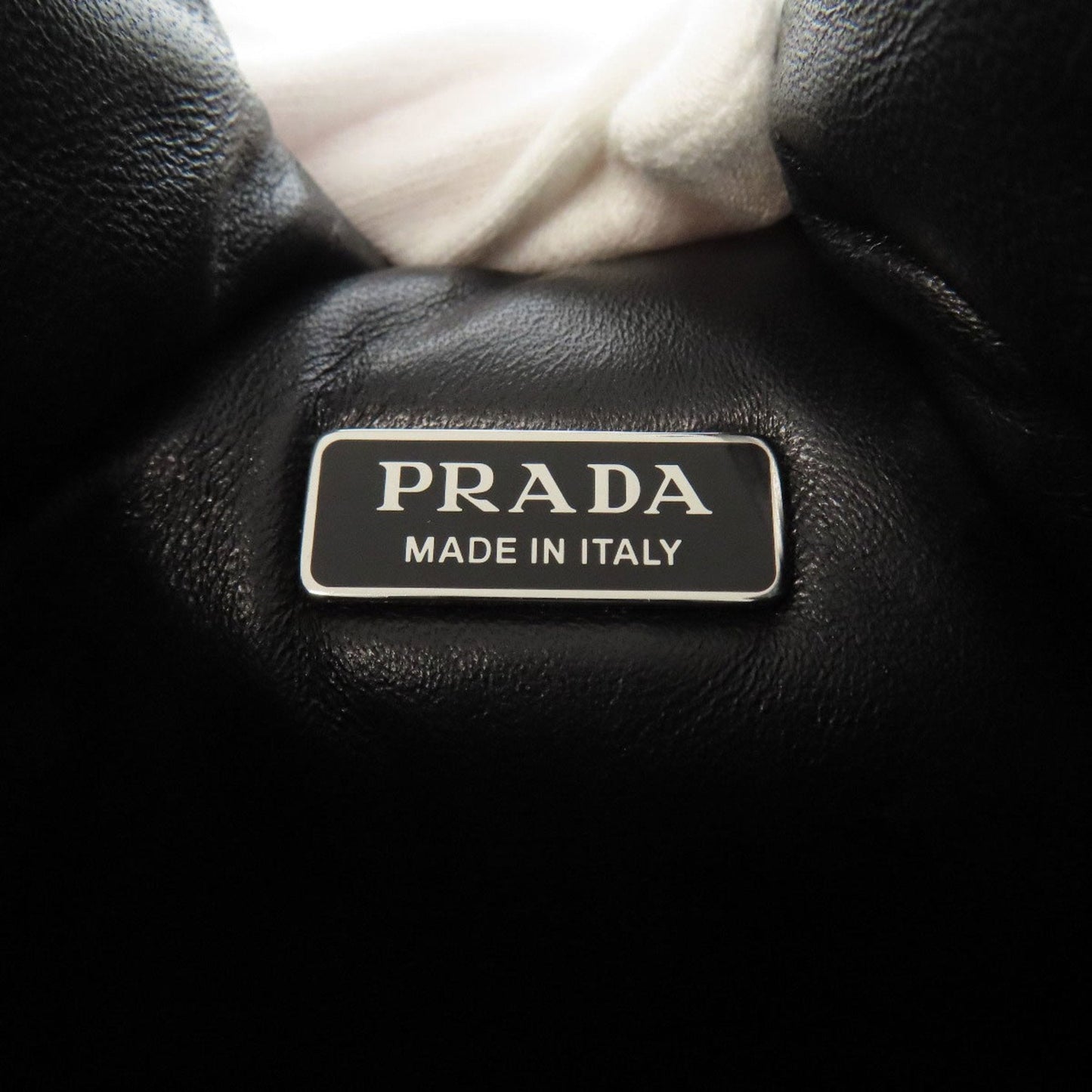 Prada Black Nappa Leather Handbag (Pre-Owned)