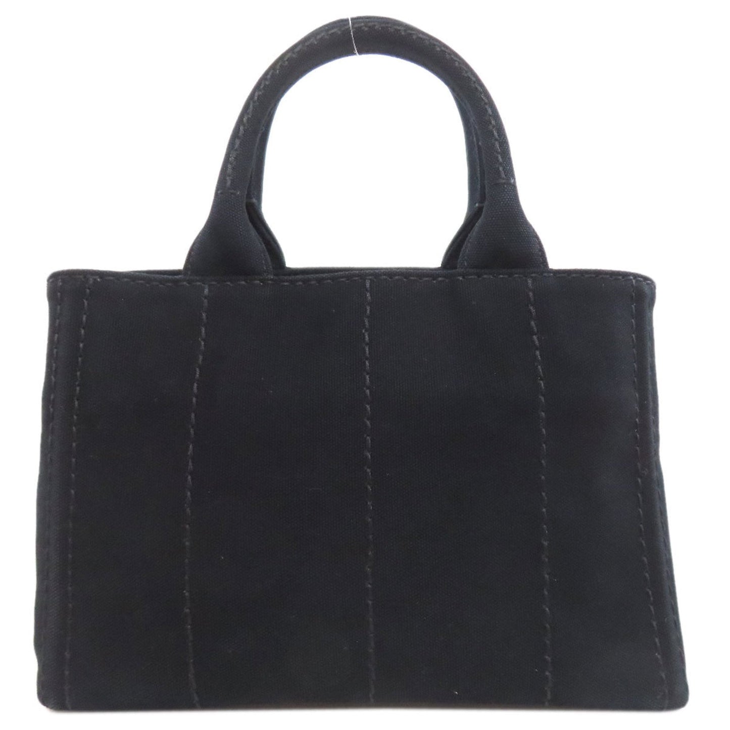 Prada Black Canvas Handbag (Pre-Owned)