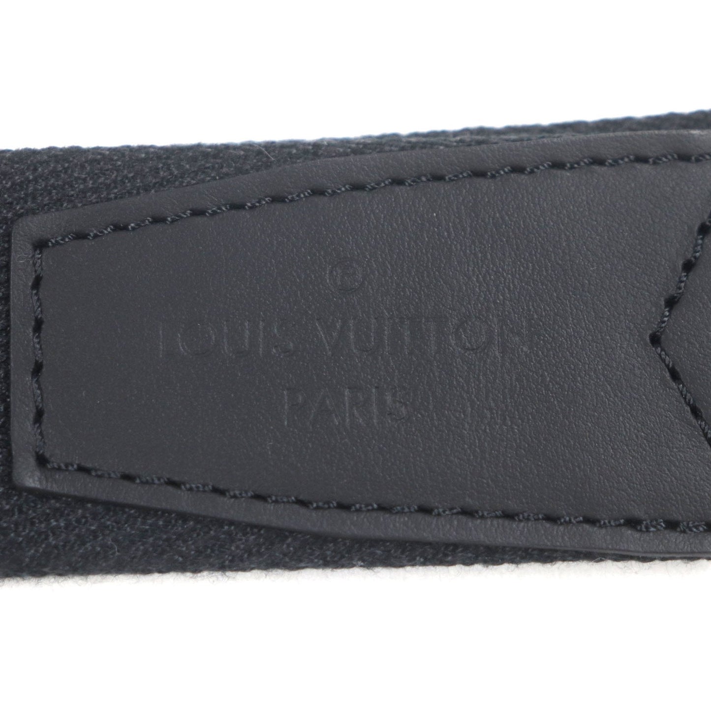 Louis Vuitton Black Leather Sling Bag (Pre-Owned)