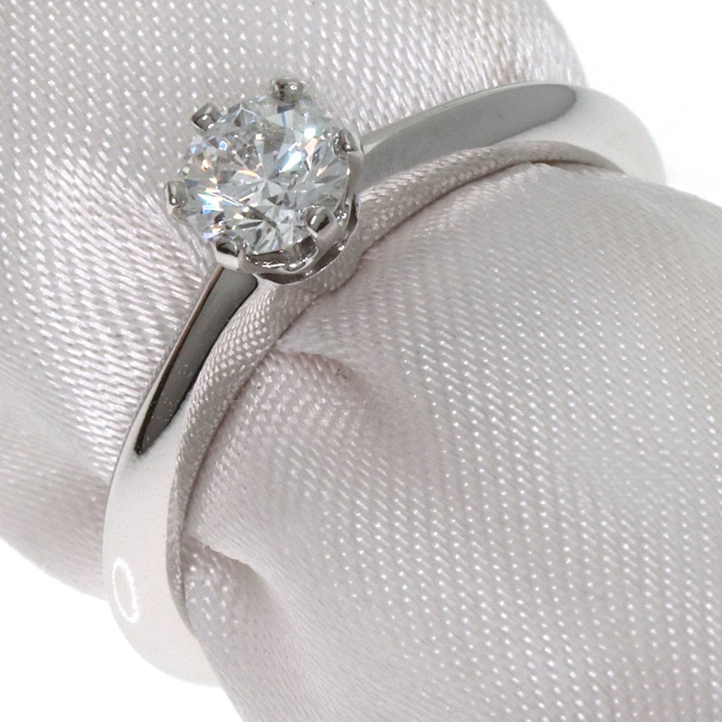 Tiffany Platinum Platinum 950 Band Ring (Pre-Owned)