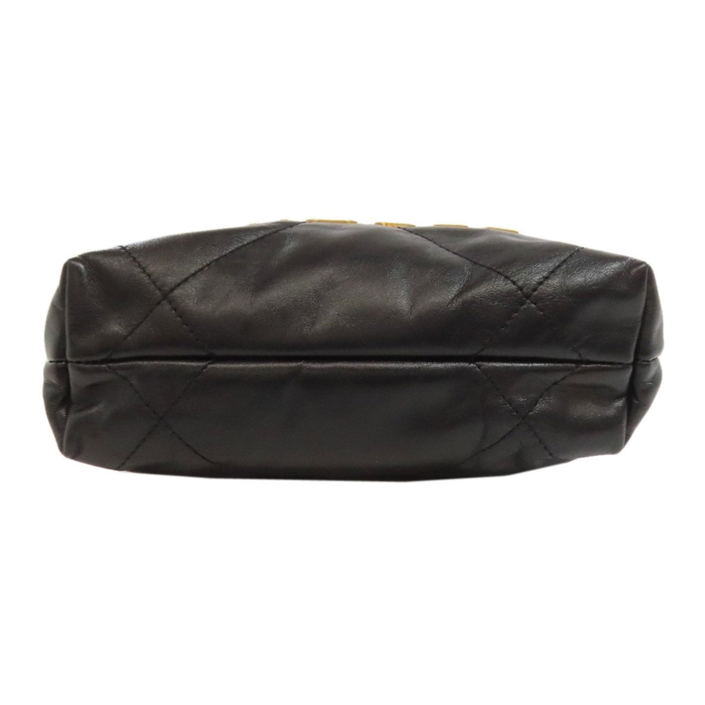 Chanel Black Leather Handbag (Pre-Owned)