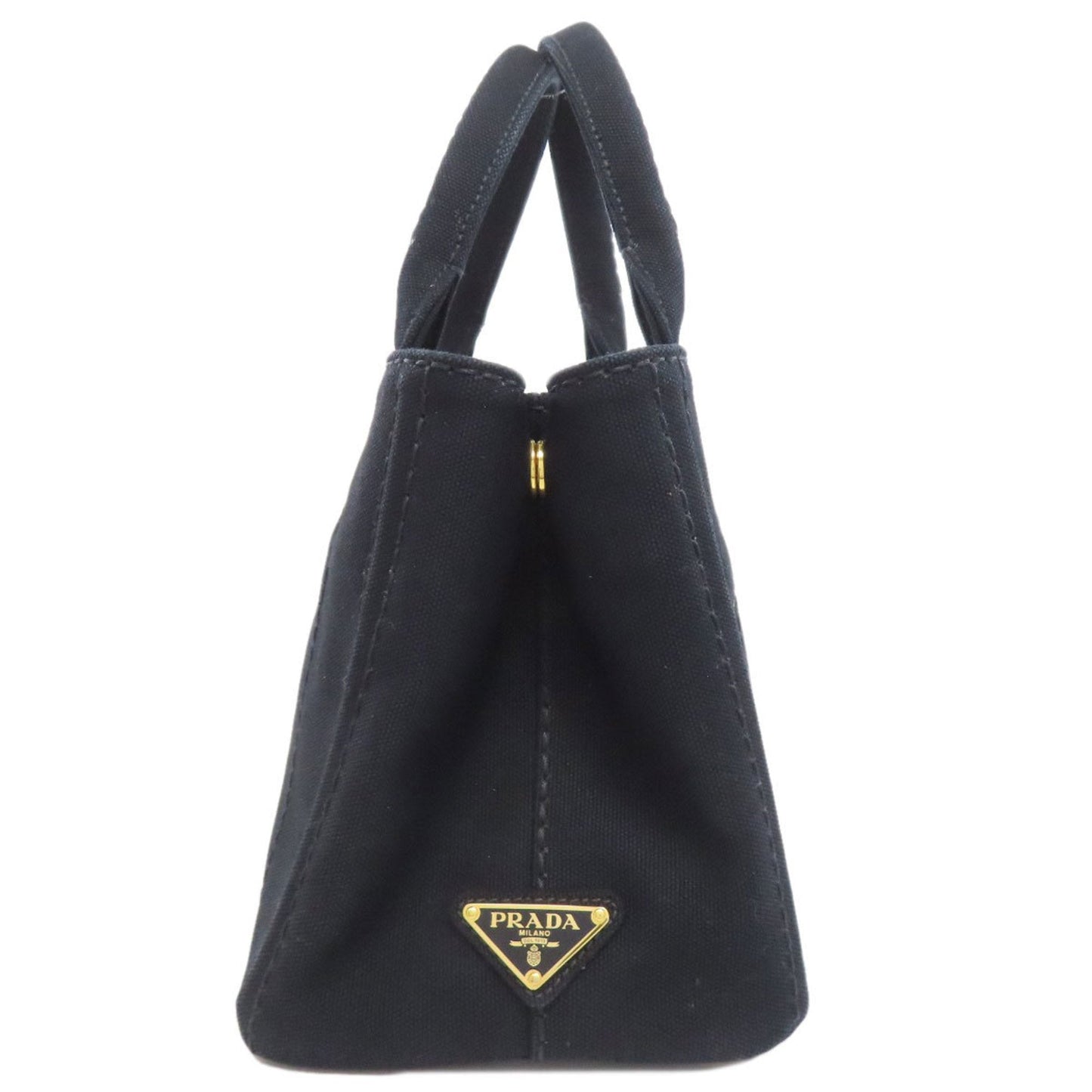 Prada Black Canvas Handbag (Pre-Owned)