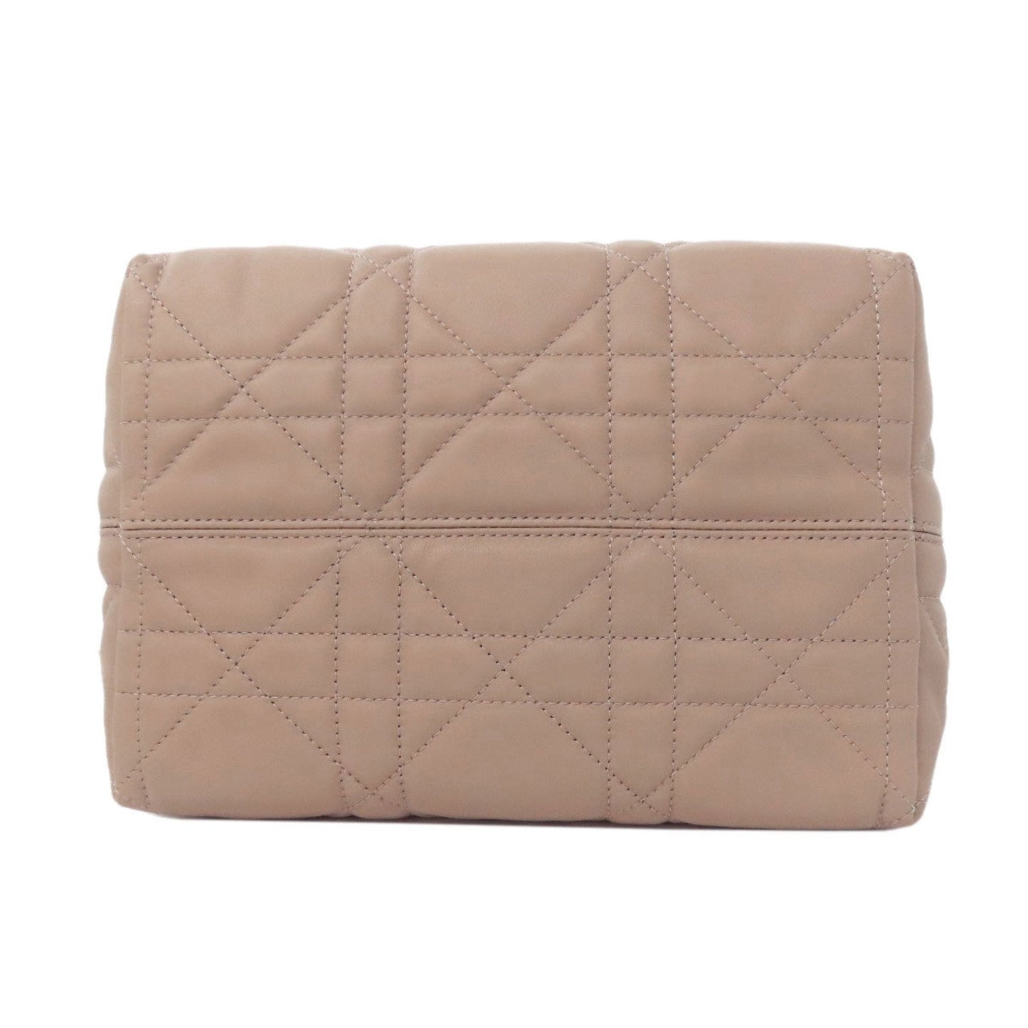 Christian Dior Beige Leather Handbag (Pre-Owned)