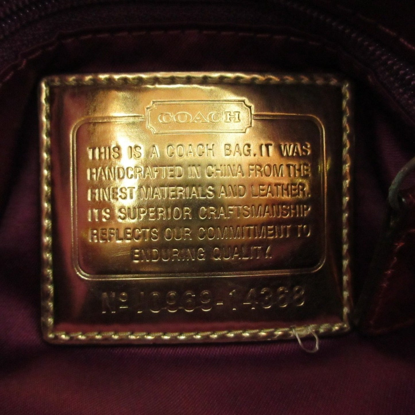 Coach Pink Handbag Pouch (Pre-Owned)