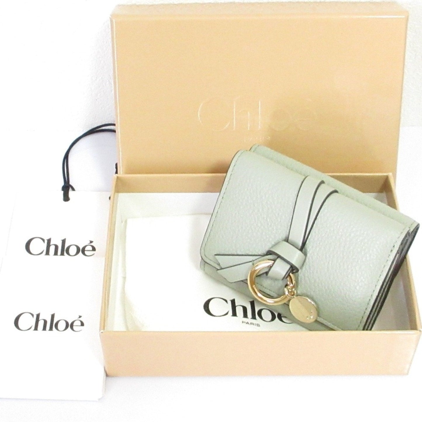 Chlo�� Green Coin Purse/Coin Case (Pre-Owned)