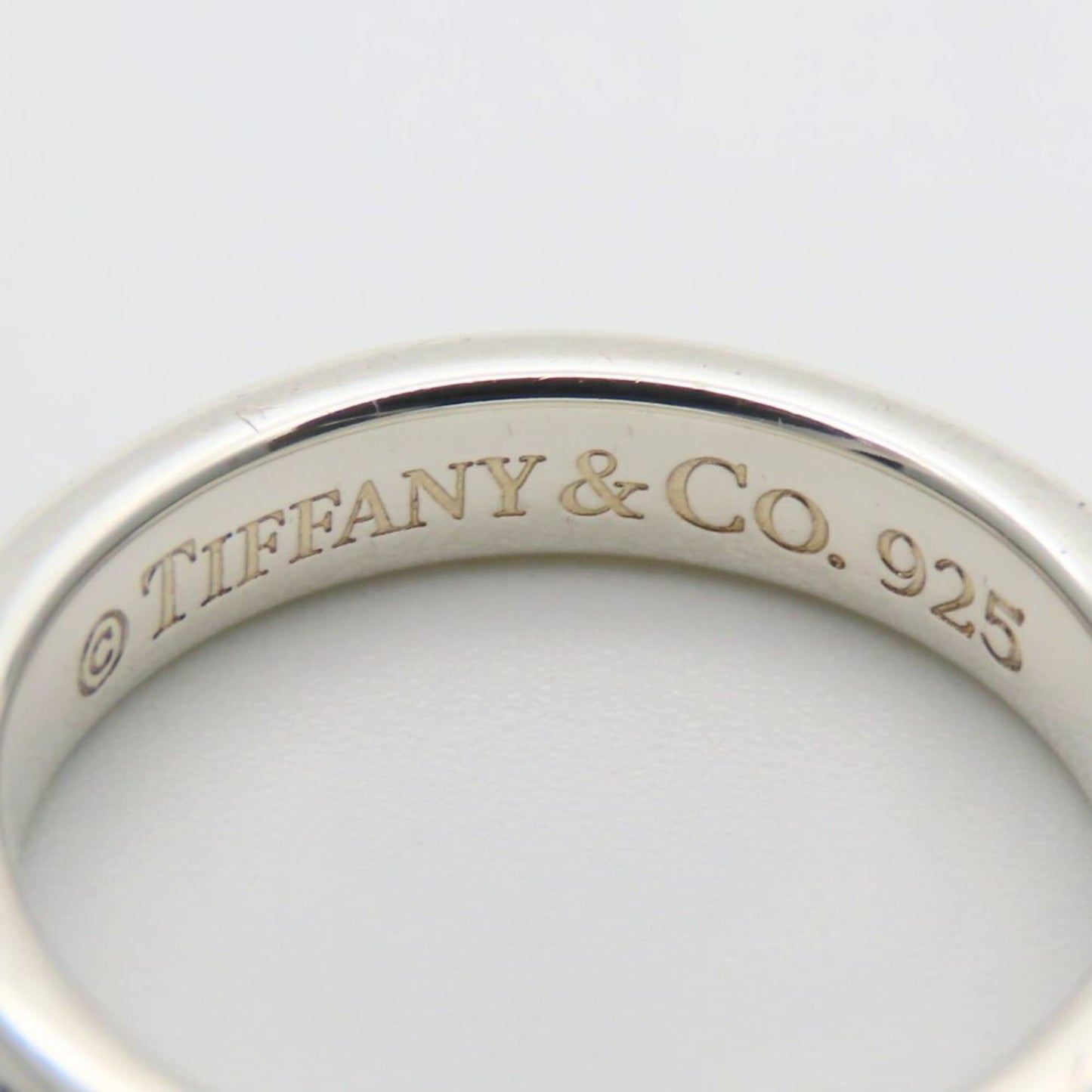 Tiffany Silver Silver 925 Band Ring (Pre-Owned)