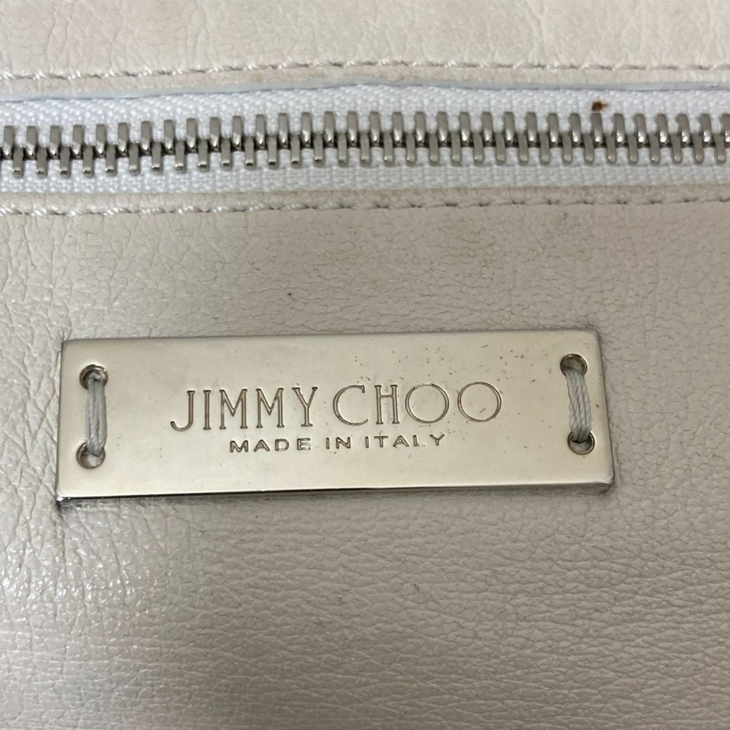 Jimmy Choo Black White Tote Bag (Pre-Owned)