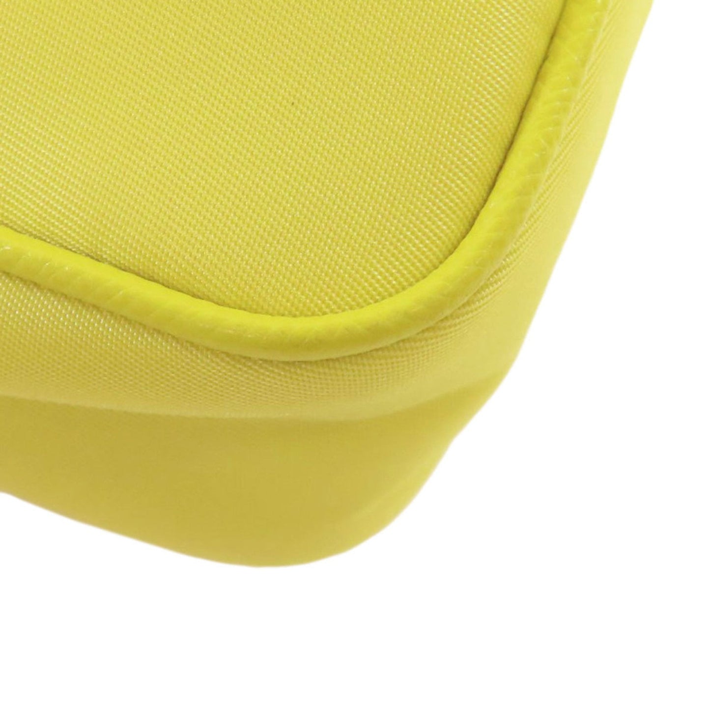 Prada Yellow Nylon Handbag (Pre-Owned)