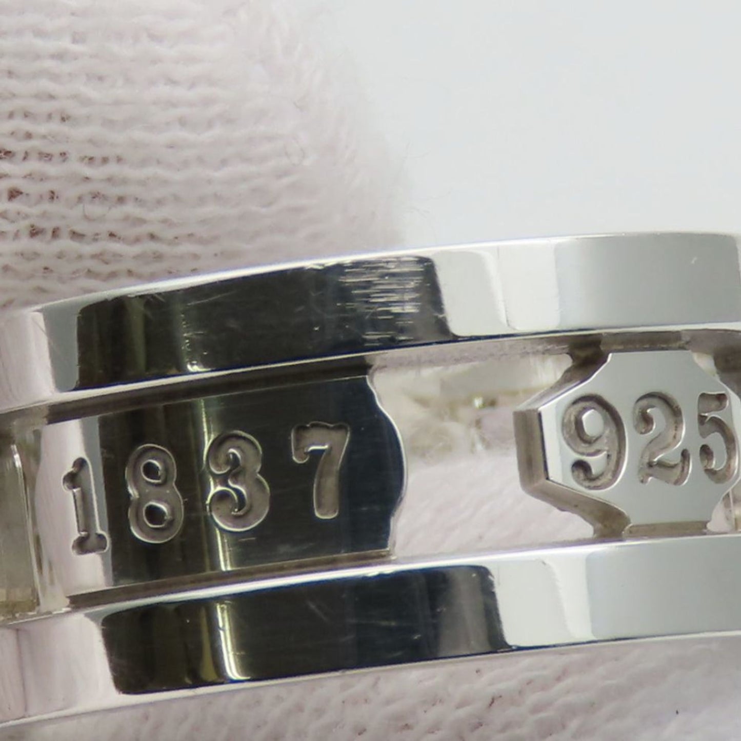 Tiffany Silver Silver 925 Band Ring (Pre-Owned)
