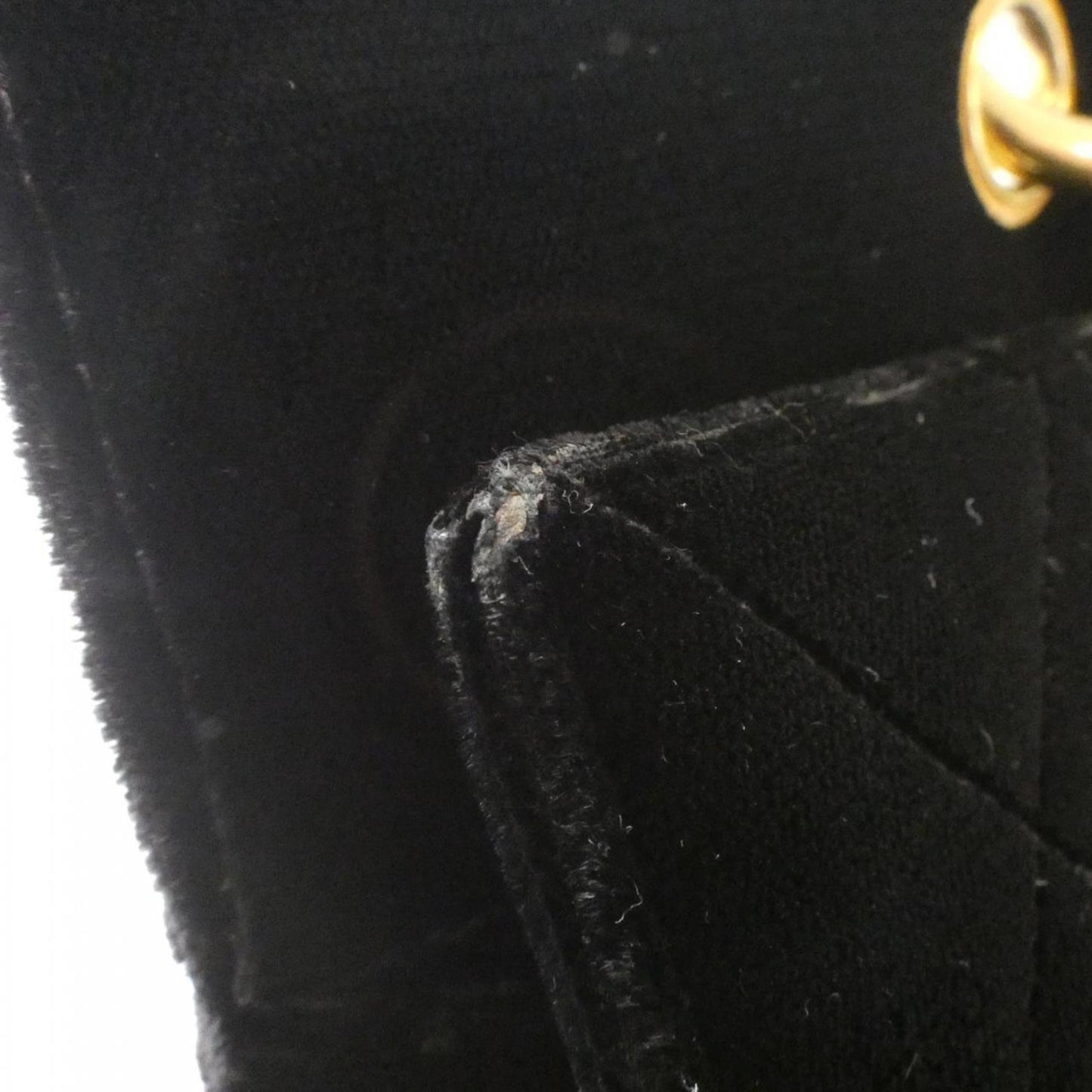 Chanel Black Velvet Handbag (Pre-Owned)