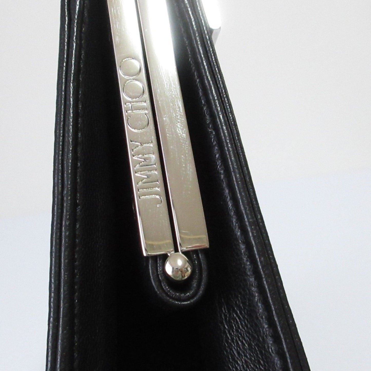 Jimmy Choo Black Clutch Bag (Pre-Owned)